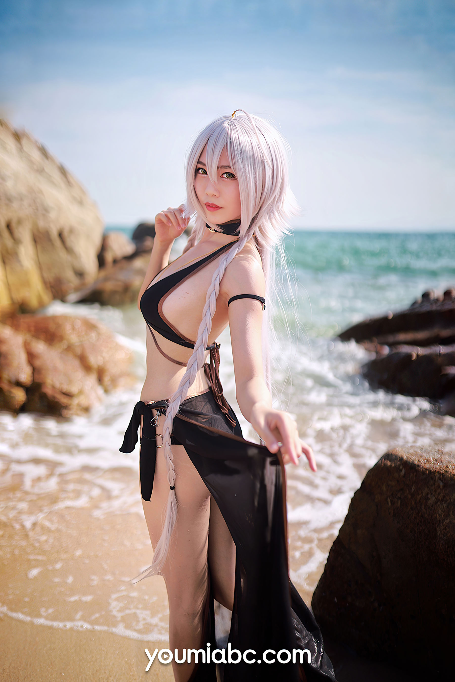 Youmi Youmi Shake Niangli FGO ~ Swimsuit Black Zhende