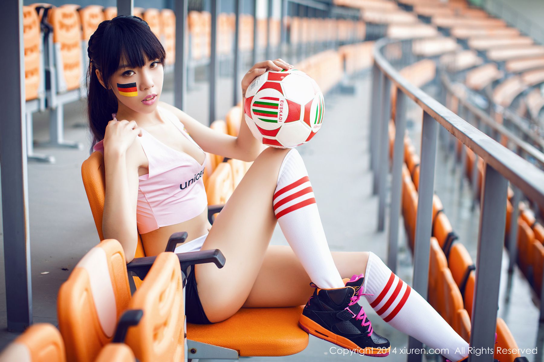 2014 Brazil World Cup Football Baby Collection Xiuren No.159