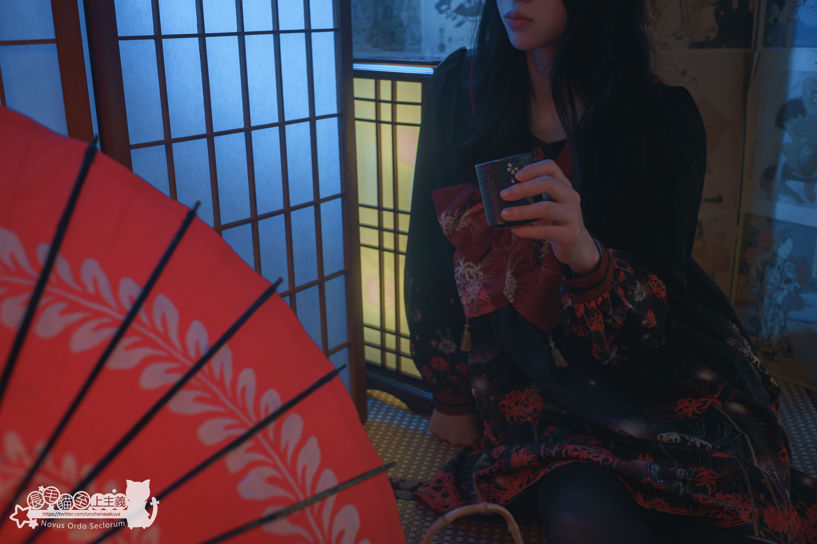 Welfare COS Waiser Kagiki Rin Rin Rin Josei -On the night when cluster amaryllis blooms