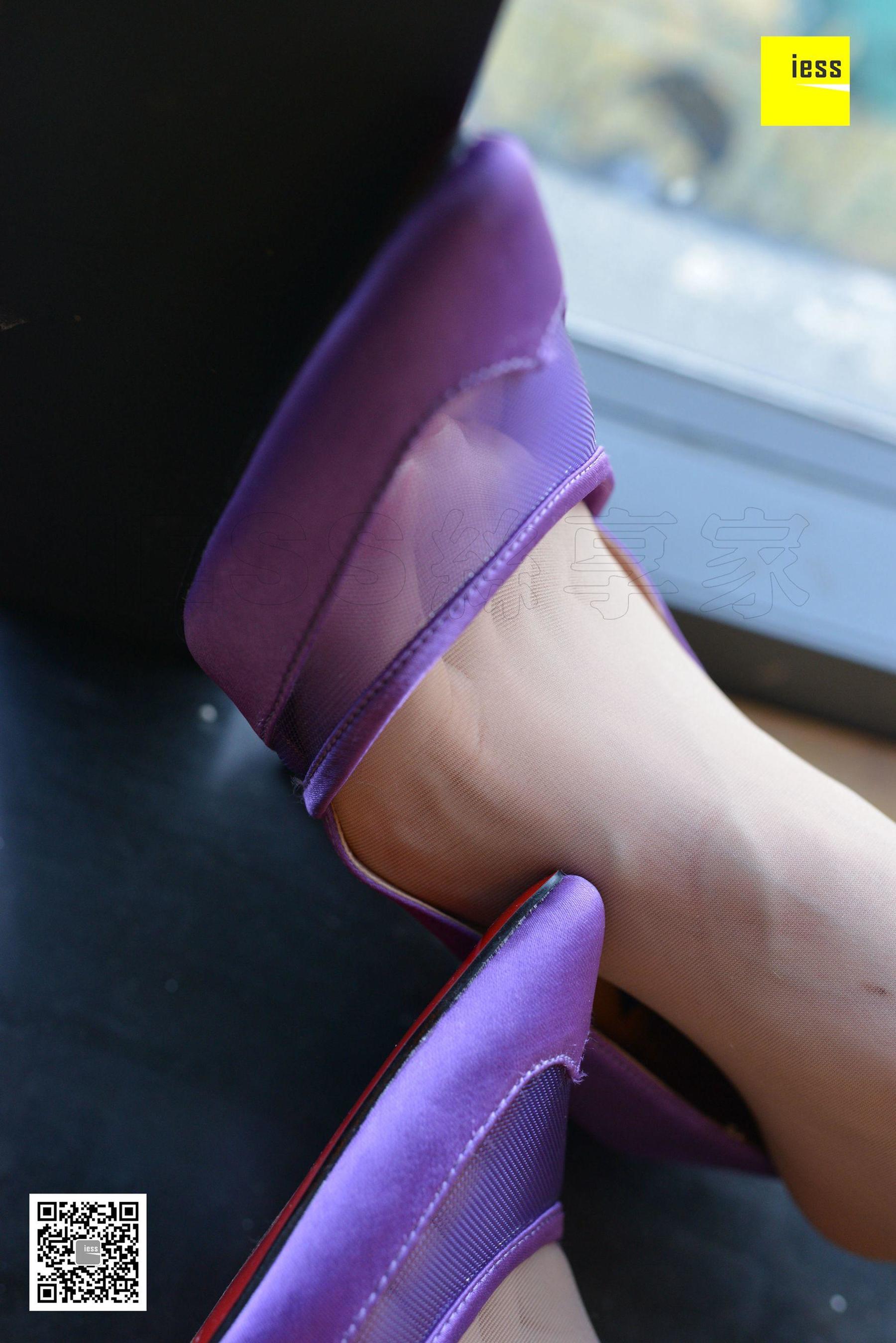 Silk House 124 Anonymous Invincible purple perspective high heels IESS Thoughts and Fun