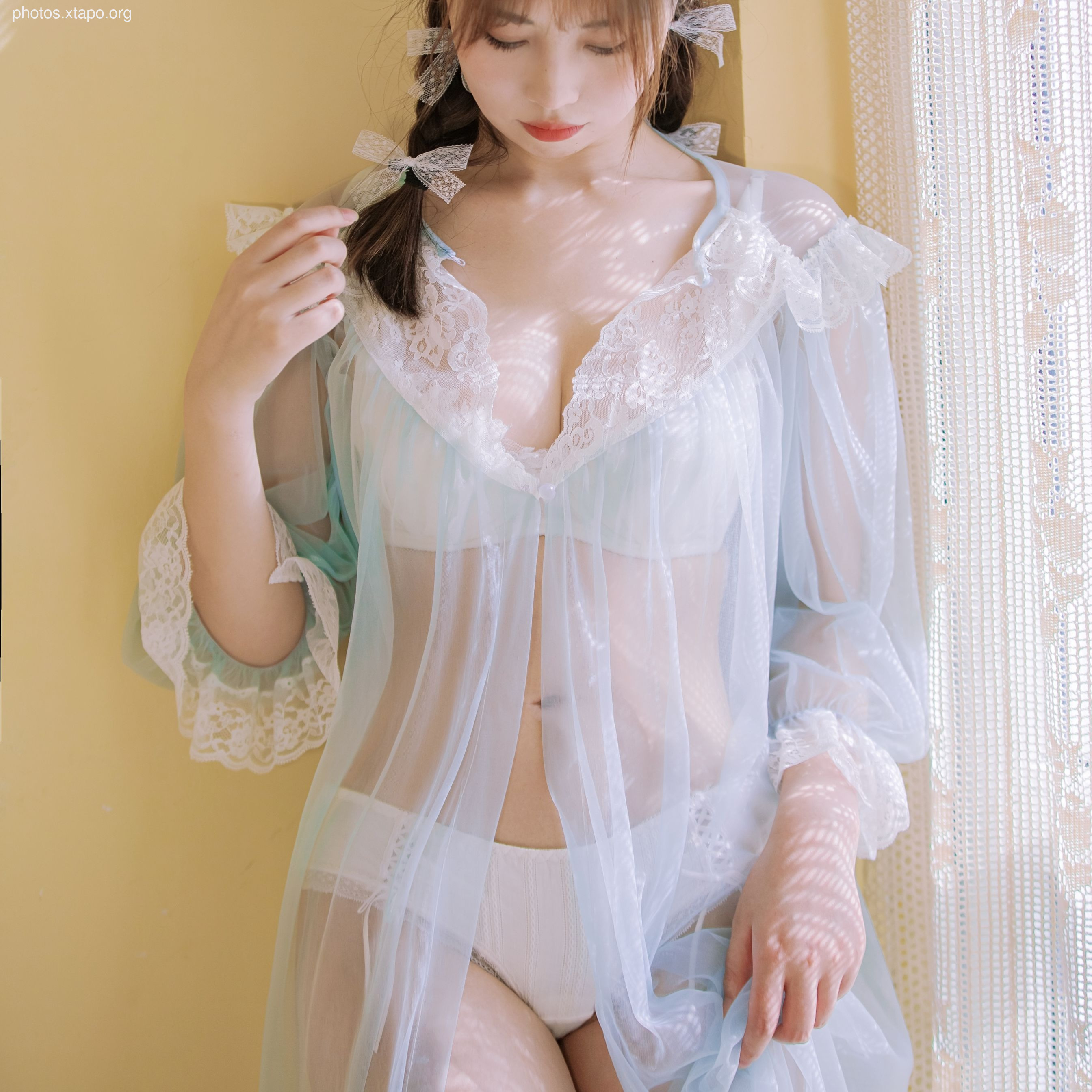 NO.022 Blue gauze 40p-596MB