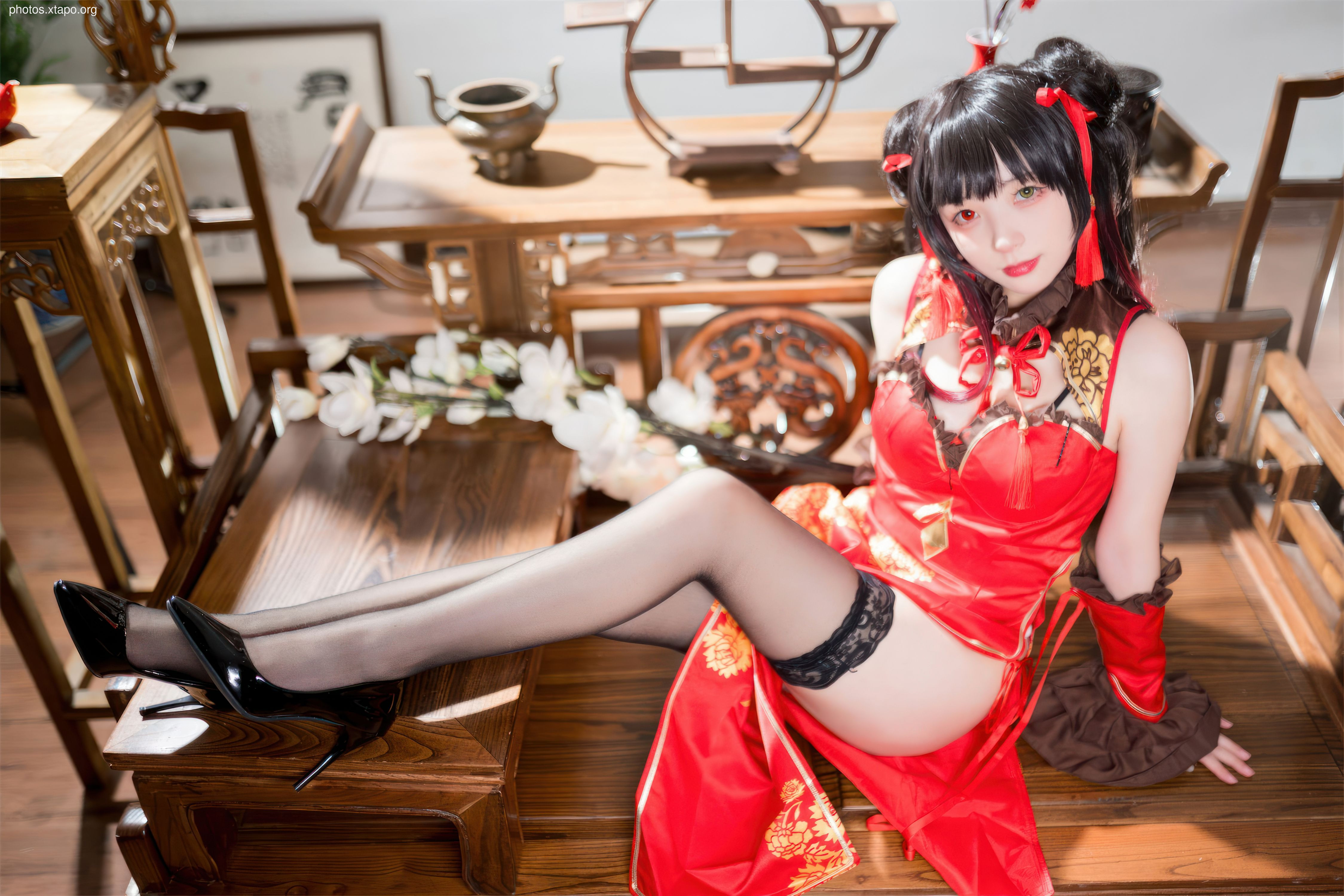 Flower Bell Tokisaki Kurumi Cheongsam 66P