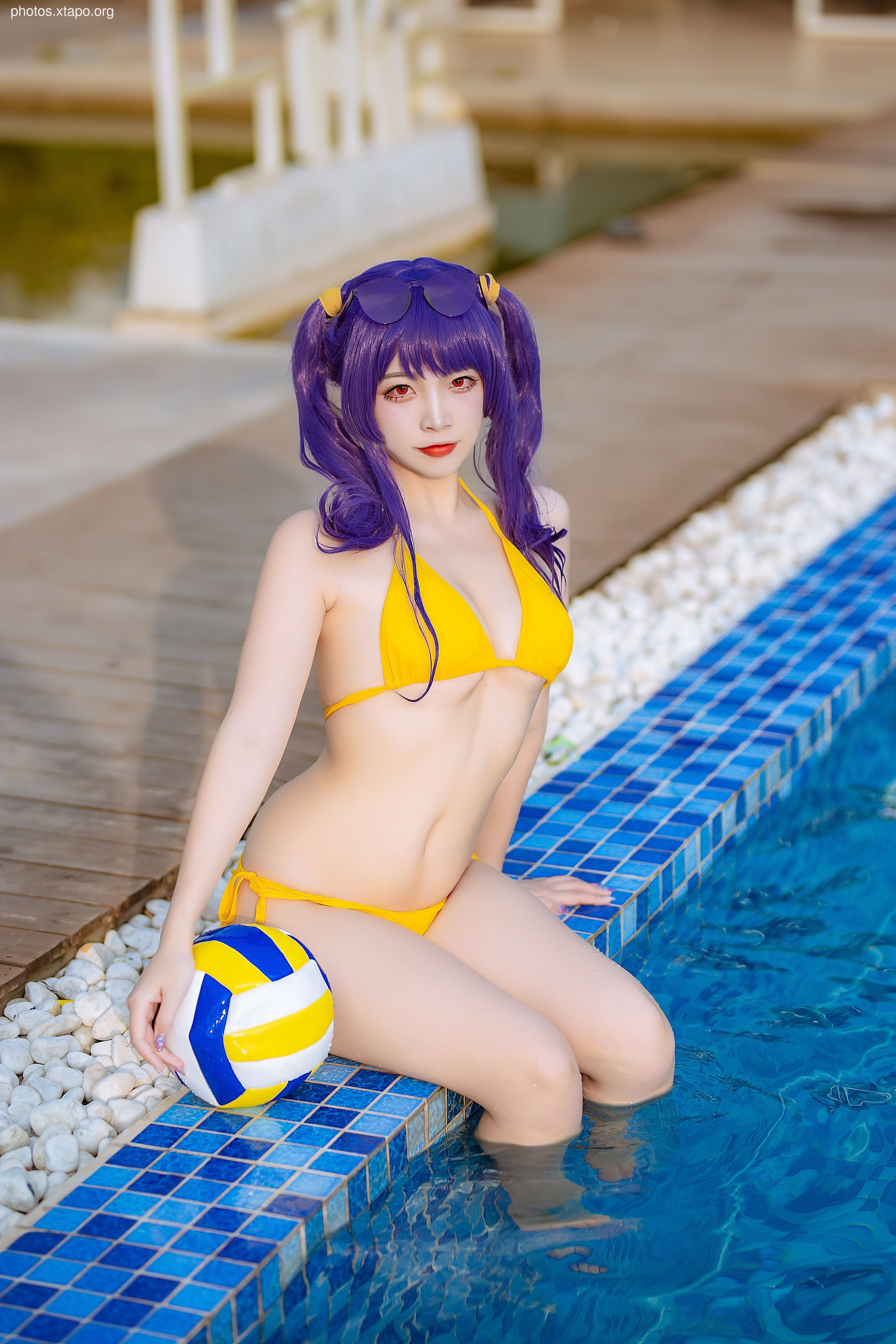 Erzuo Nisa Blue Bora Swimsuit 20p-364MB