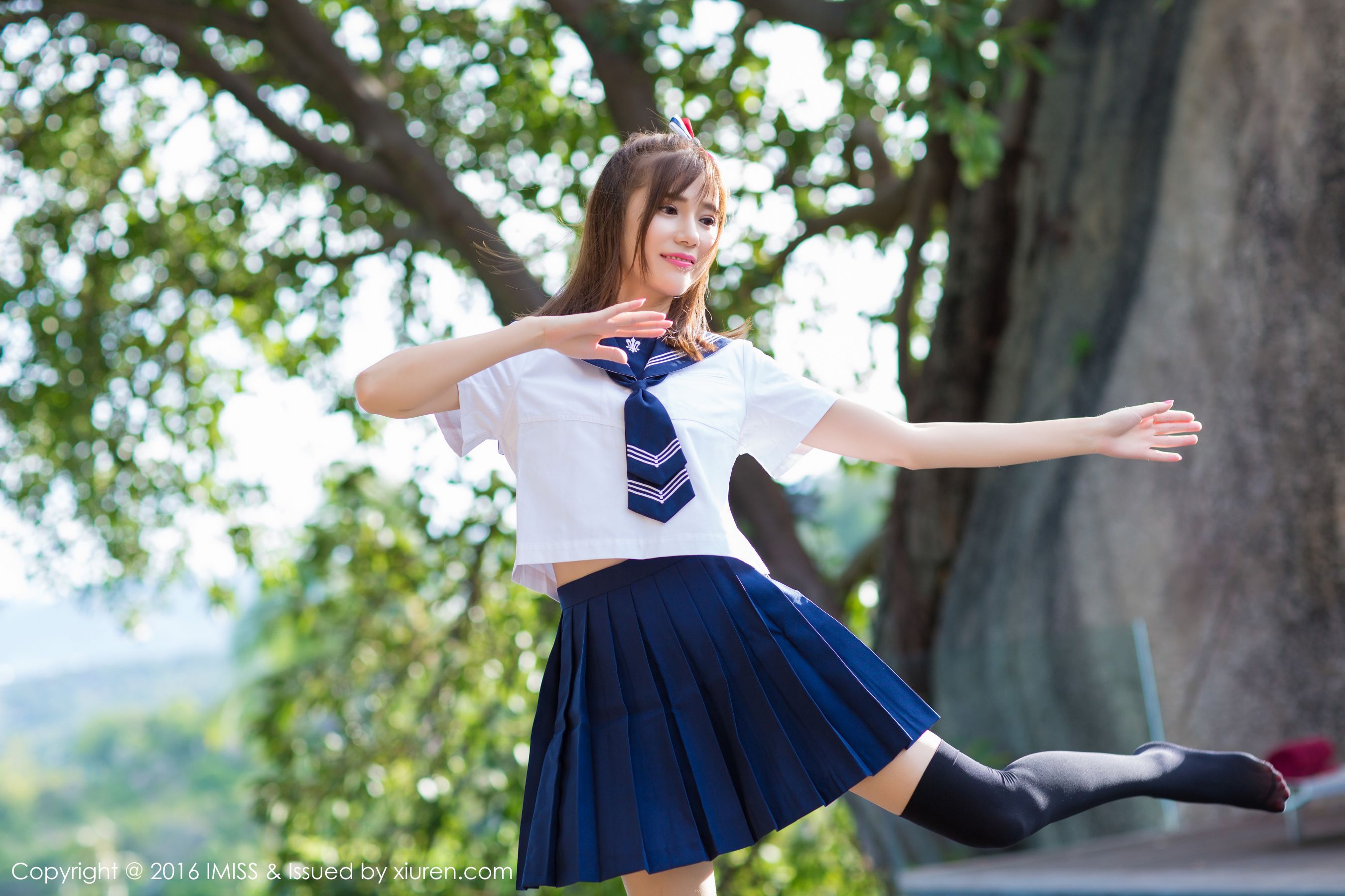 Sandy Chen Tianyang Pure School Uniform SeriesSexy Bikini Aimi Club Imiss Vol.134