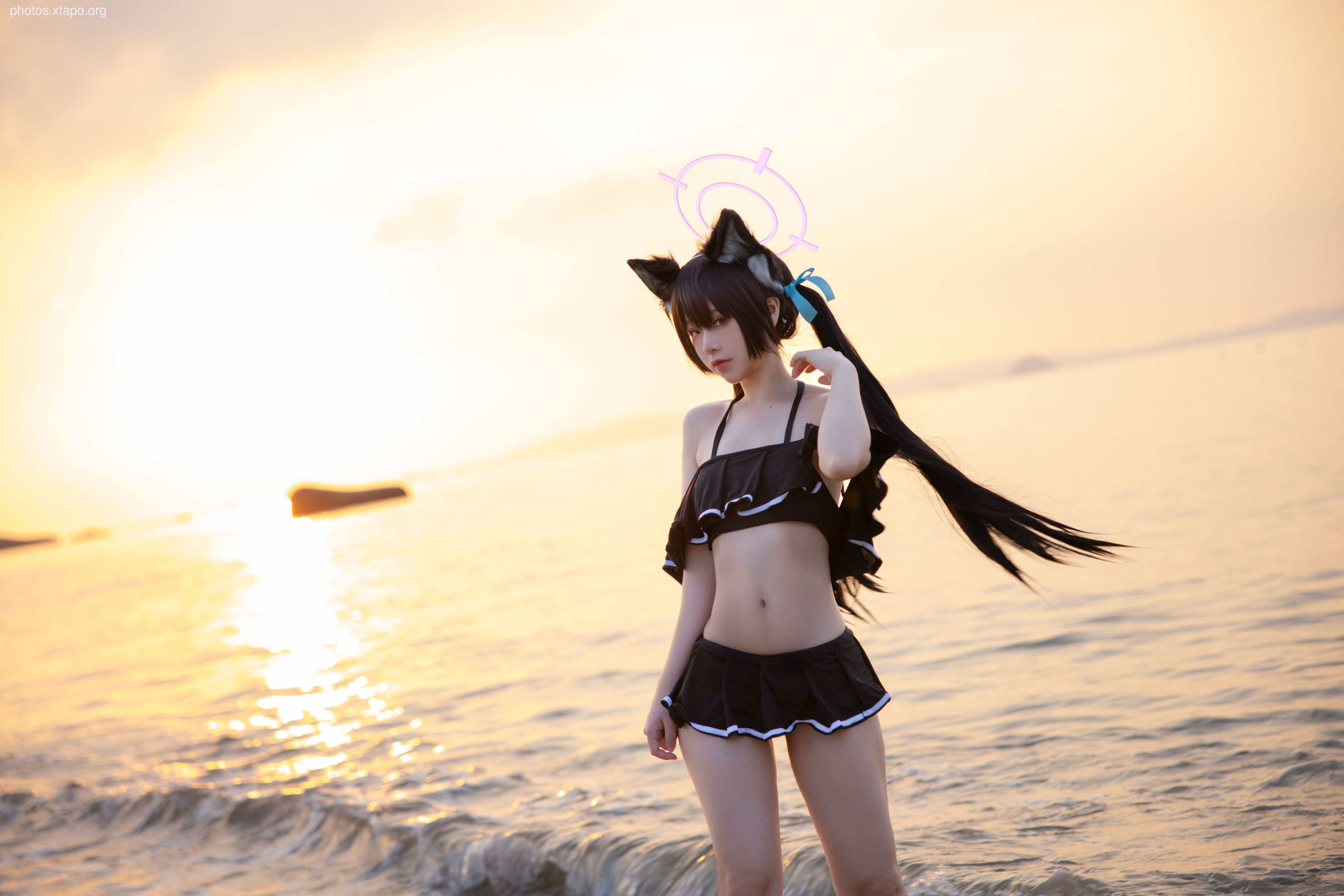 G44 will not be injured in blue archives black see Qin Xiang swimsuit 20p
