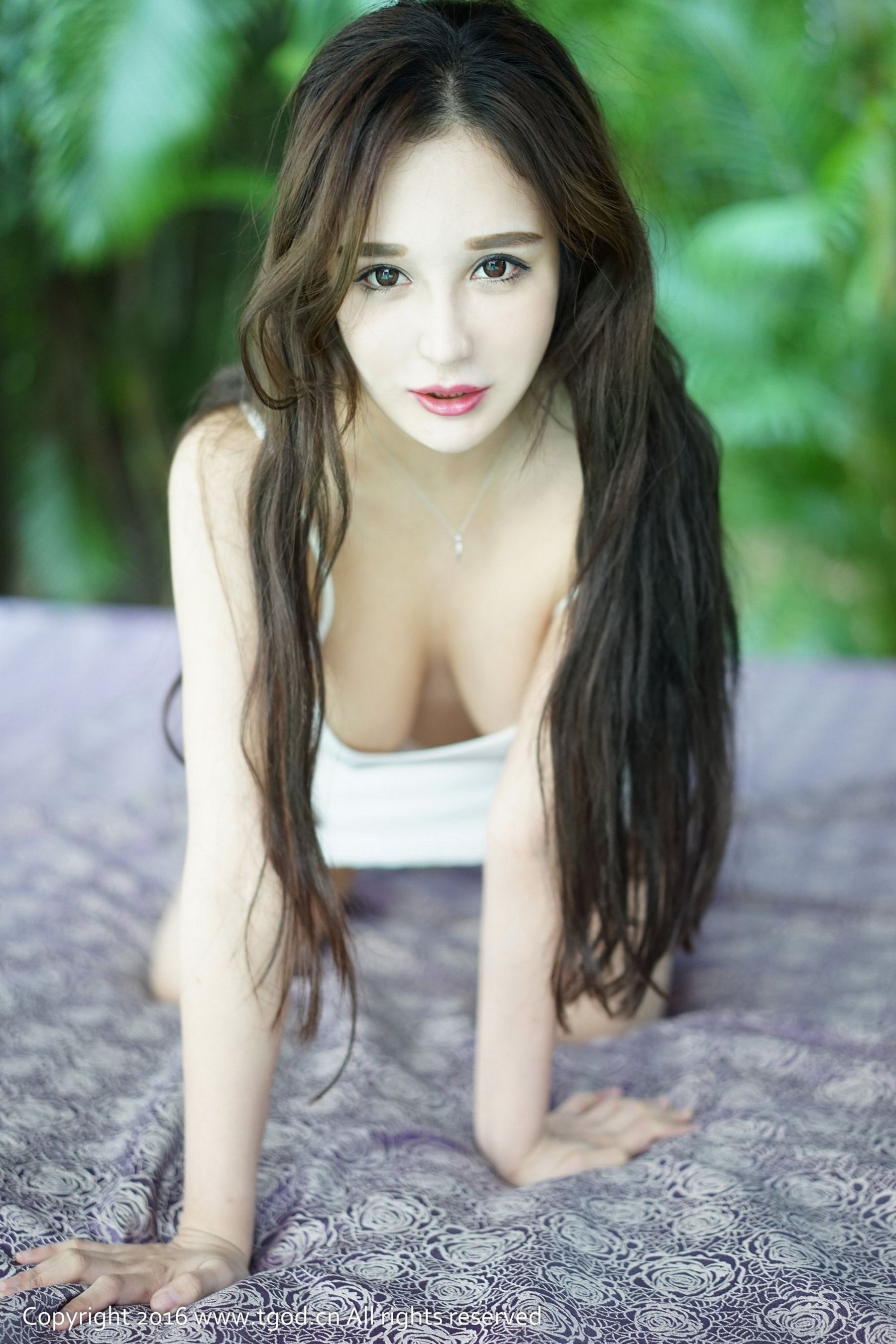 Chen Jiayao Ayomiabe's Sanya Travel is very delicious goddess push goddess TGOD