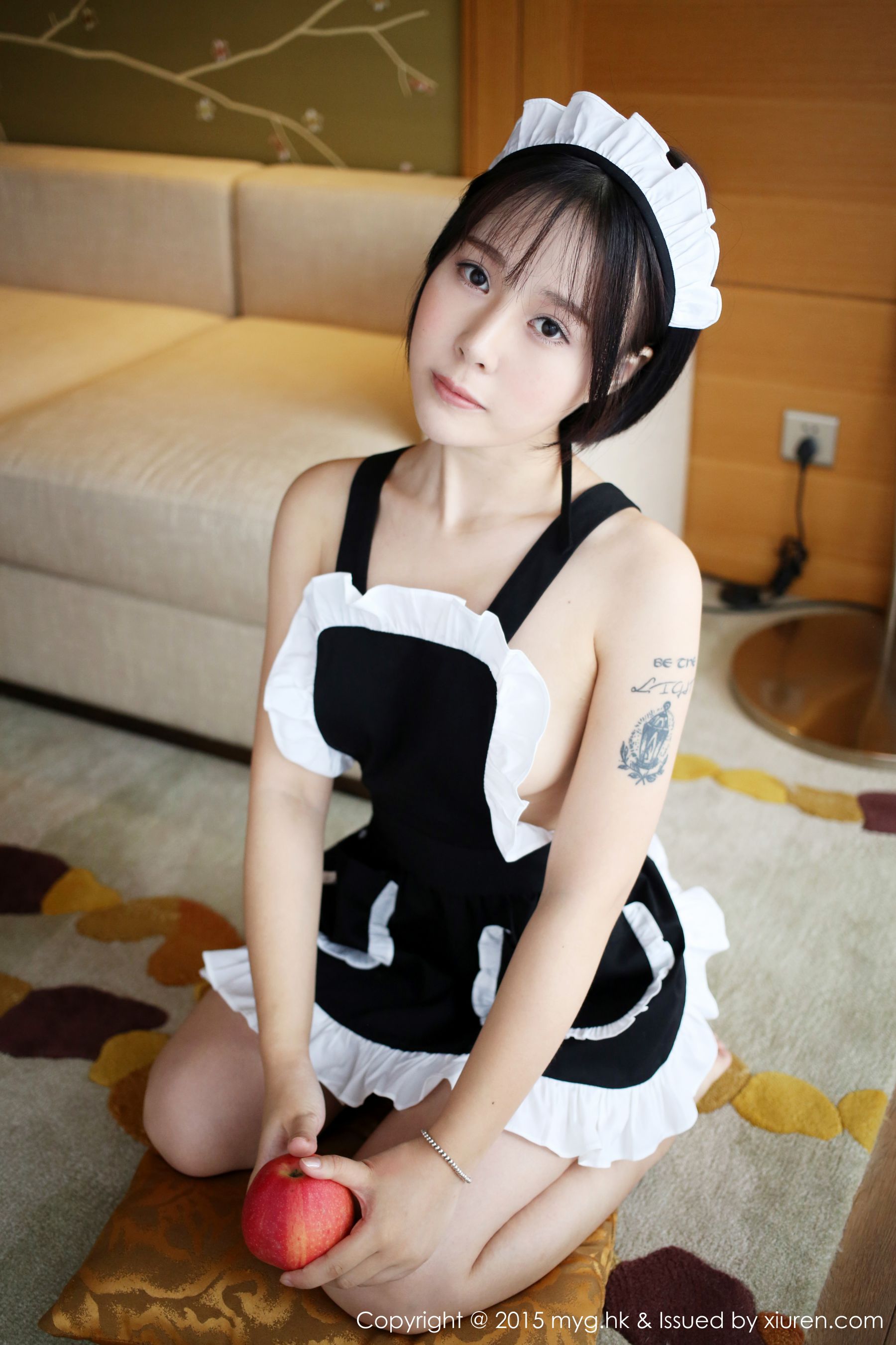 Evelyn Alley Sexy Maid Costume Miyuan Pavilion Mygirl VOL.157