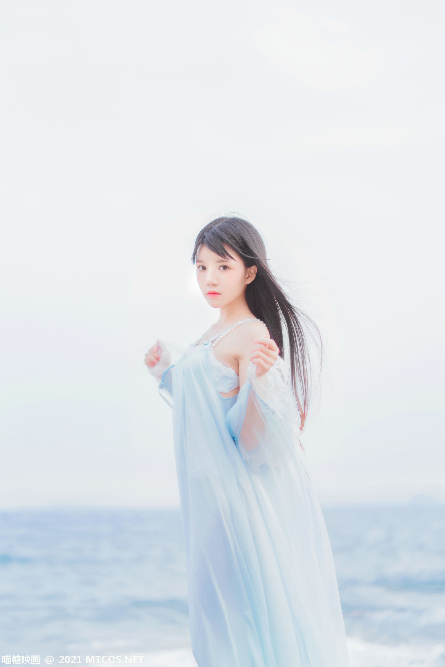 Meow Sugar Scales VOL.380 Seaside long skirt