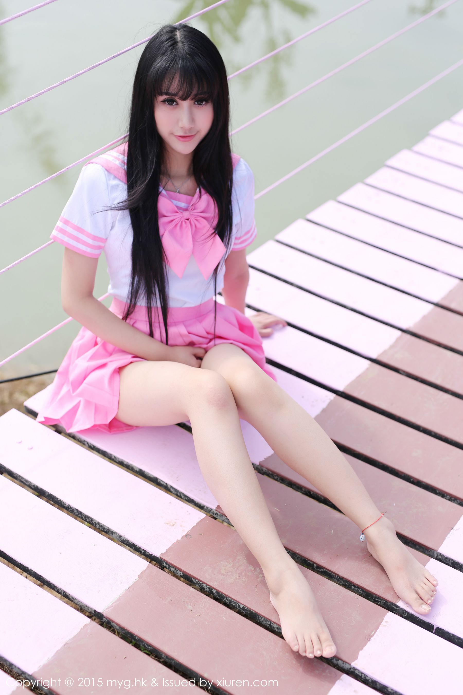 Yang Xiaoying's Pai County, Thailand school uniformhot pantsunderwear Meiyuan Pavilion Mygirl VOL.099