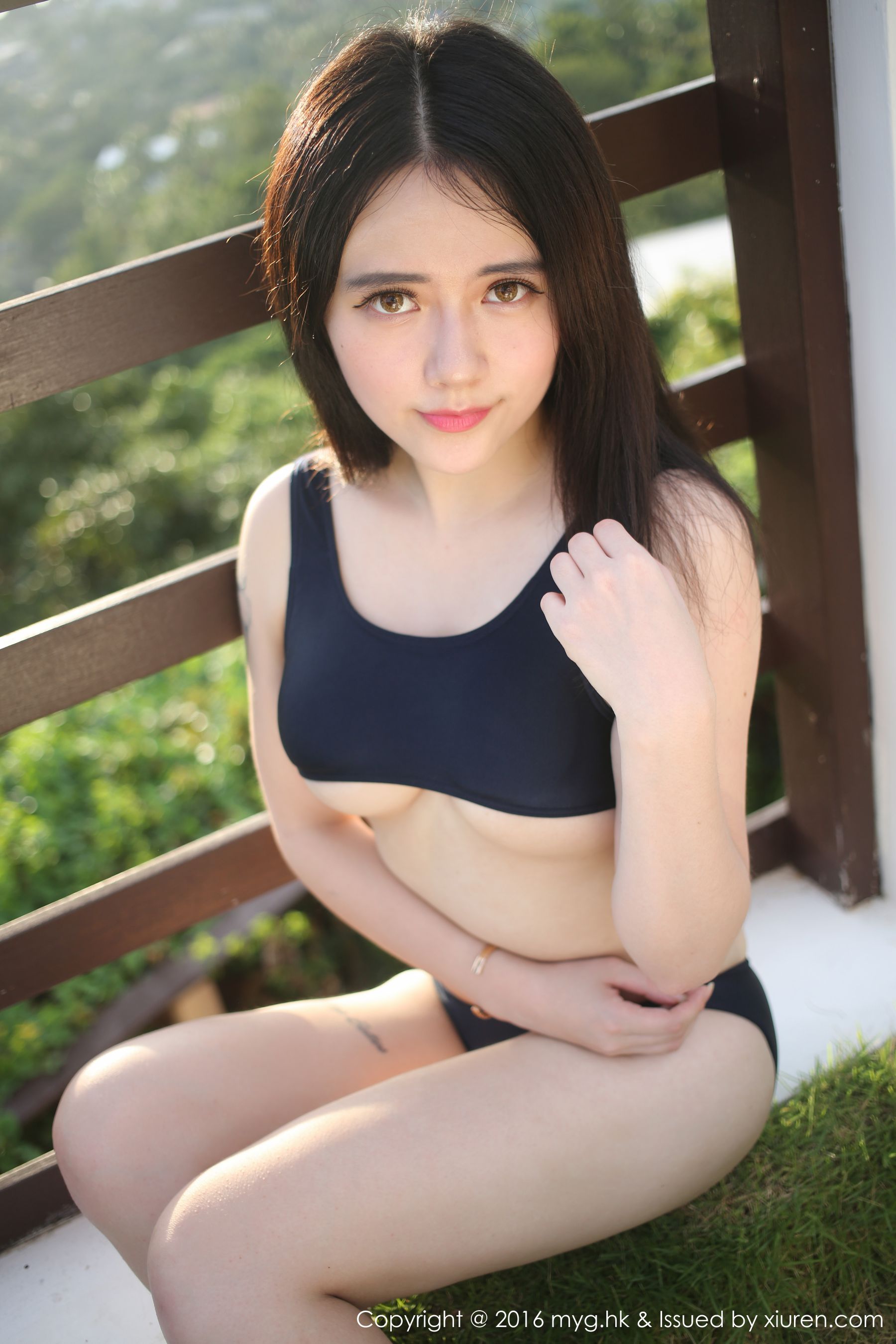 Beautiful chest hip model@美 婷 婷 Meiyuan Pavilion Mygirl VOL.189