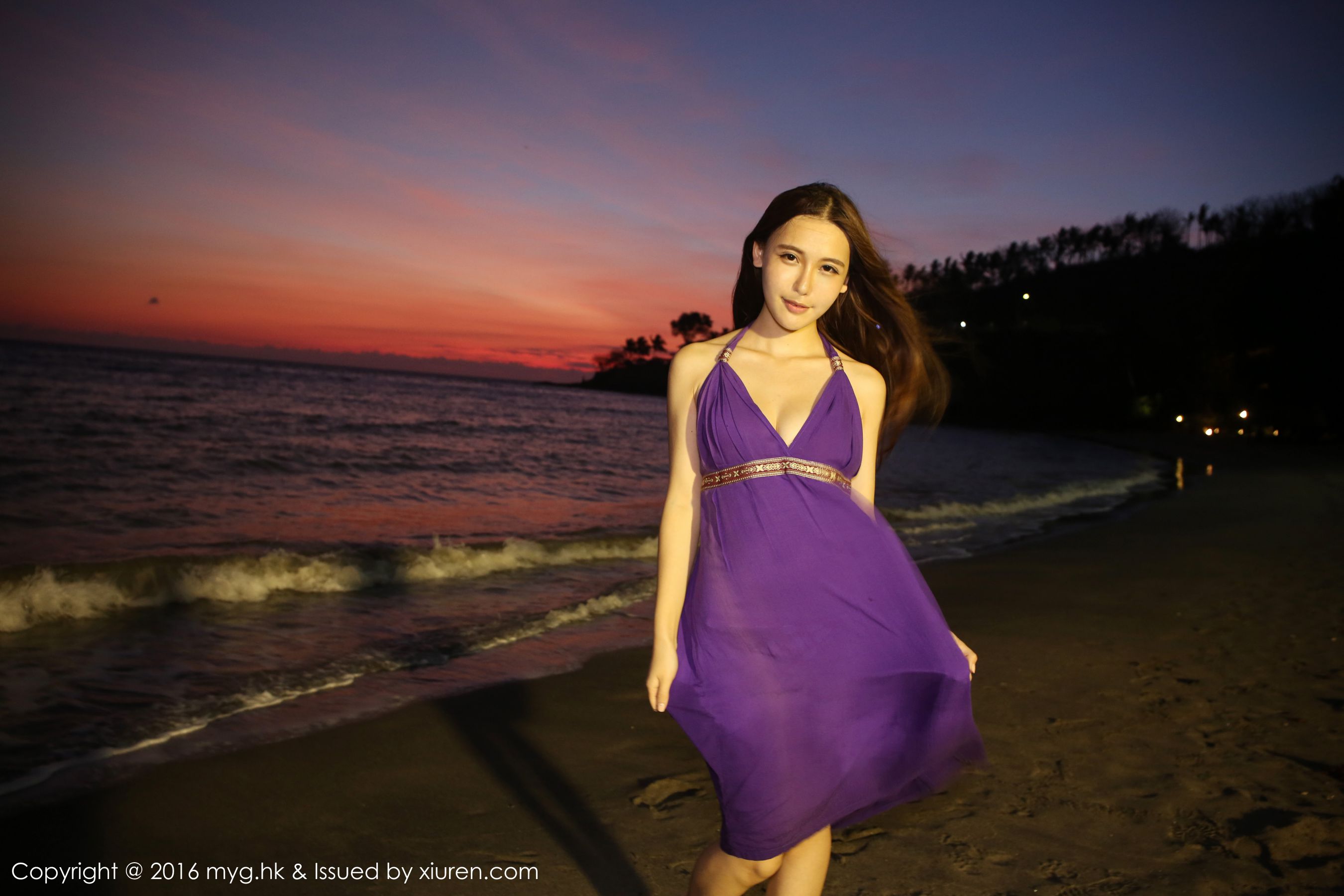 Xiongyu BOBO Longmu Island Travel Beach Beauty Fresh Series Miyuan Pavilion Mygirl VOL.191