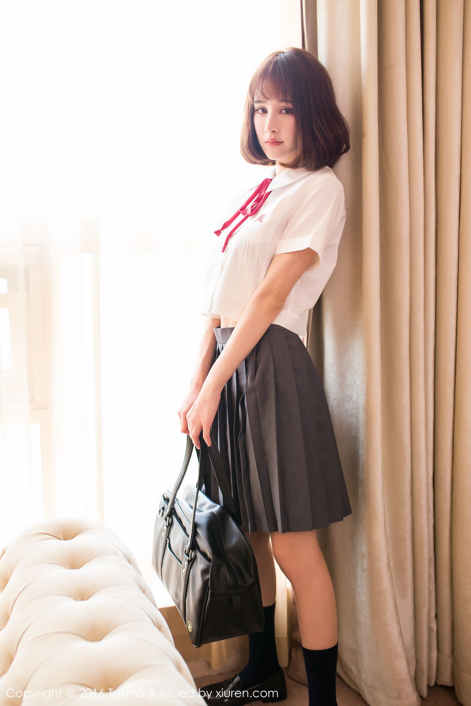 Cheryl Qingshu Student Uniform Series Rabbit Tukmo Vol.093