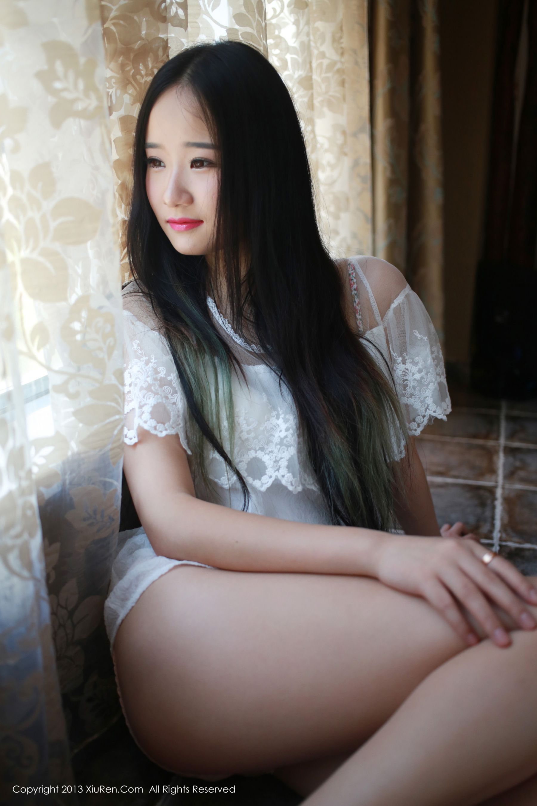 Hu Qi Seven Little Fresh Private House Xiuren Xiuren No.008