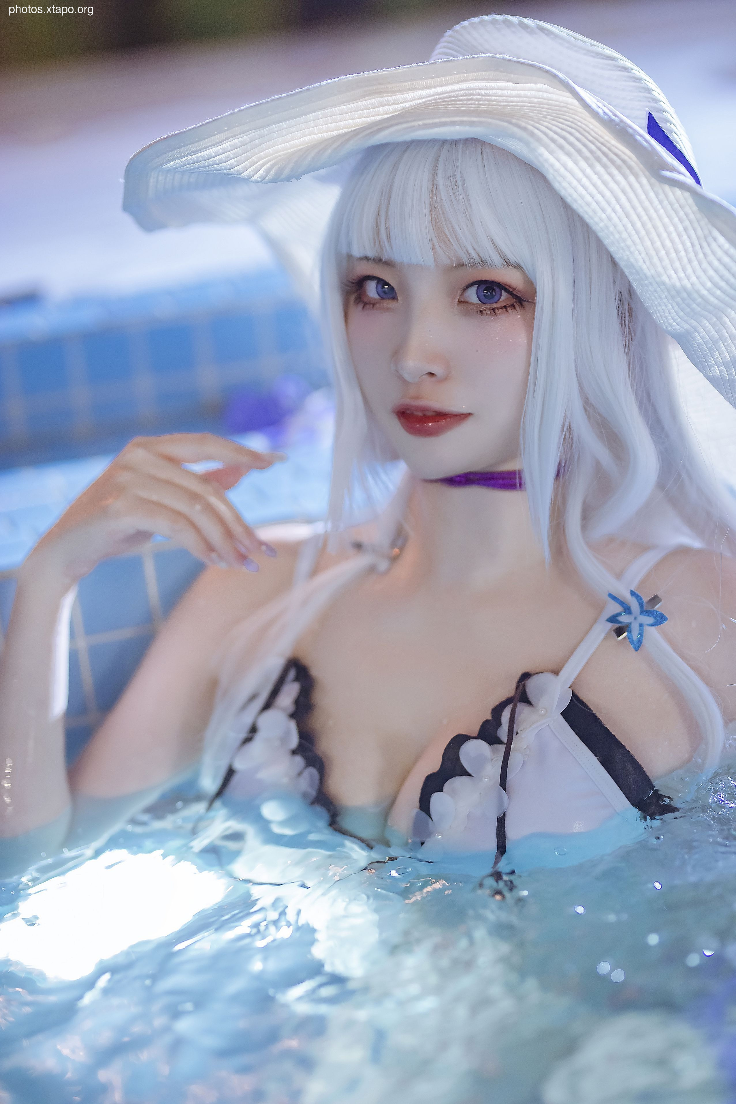 Erzuo Nisa Blue Right Swimsuit 39P-430MB