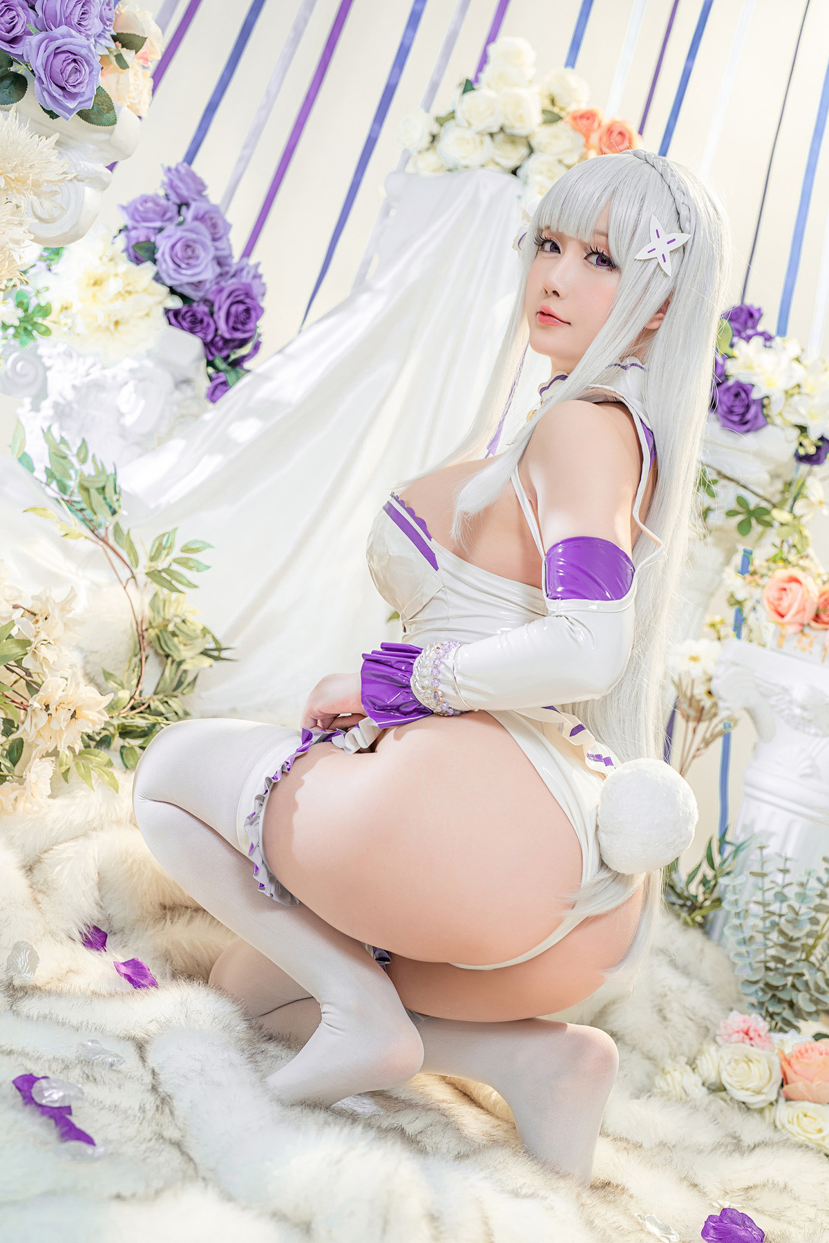 Hoshilily Miss Star Chichi Cosplay Emilia