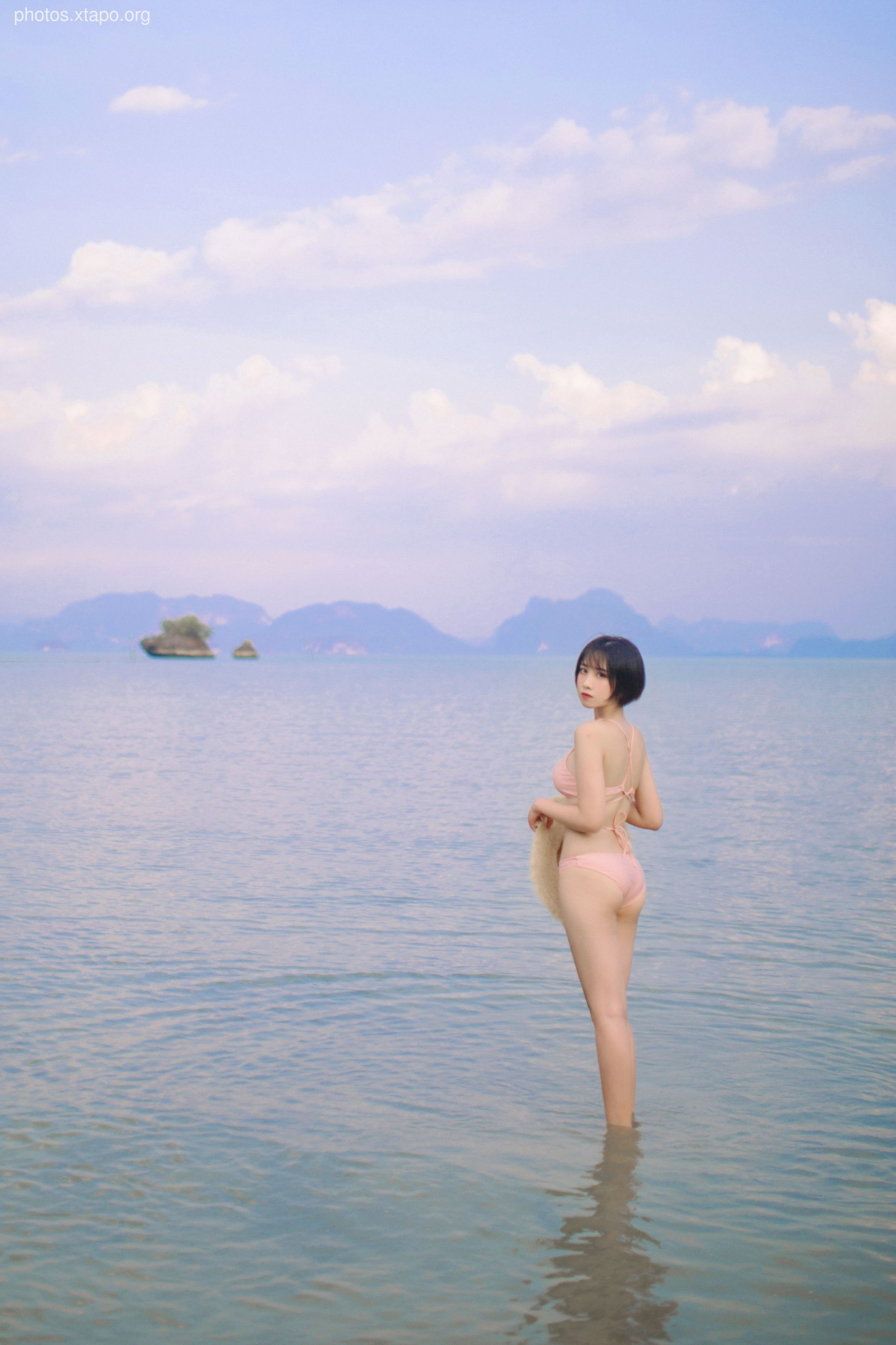 No.020 pink swimsuit 30p-235MB