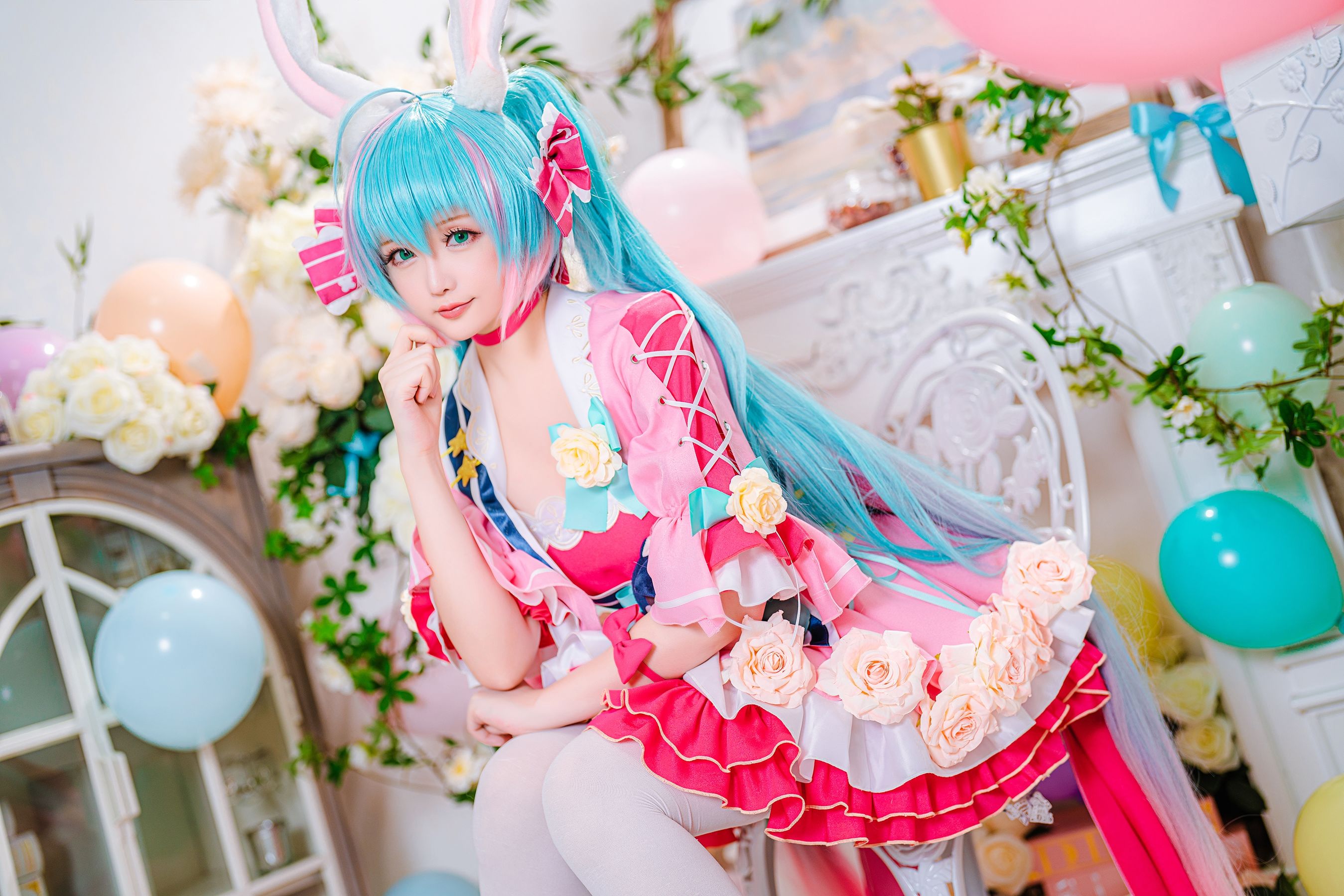 Welfare COS Miss Coser Sister Star Zhi Zhi Zhi -Valentine's Day Dream set group