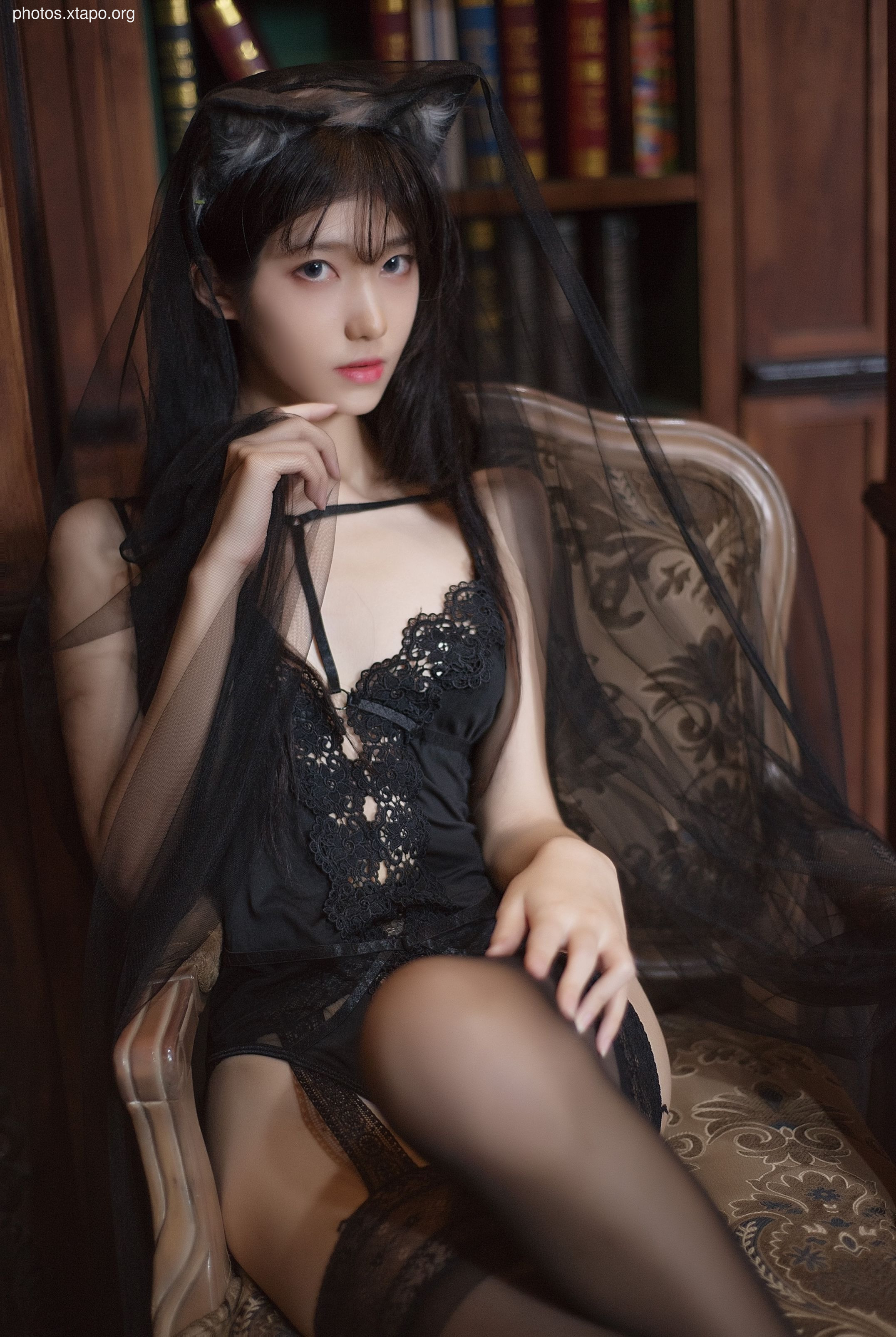 Nantao Momoko -Black Lingerie Welfare Orientation