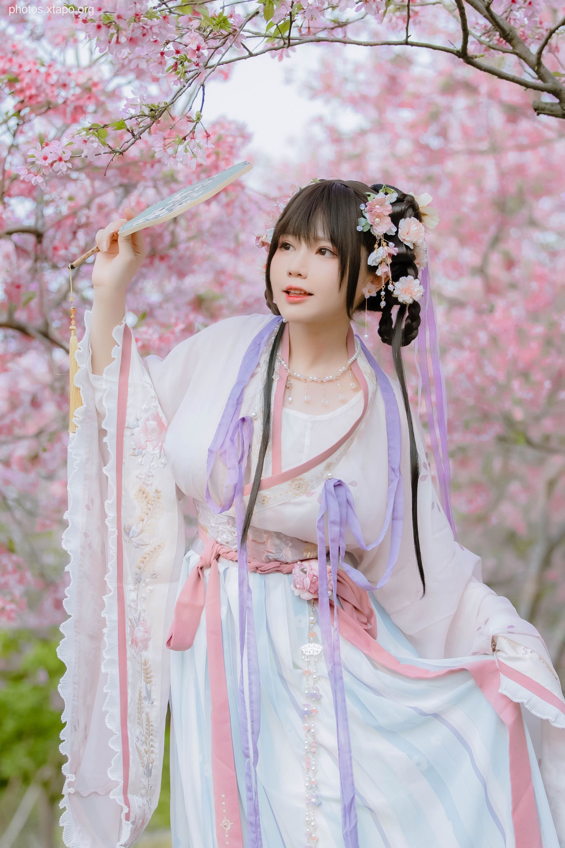 Meow Nyako -Sakura Hanfu Flower God Pray 52P -219MB