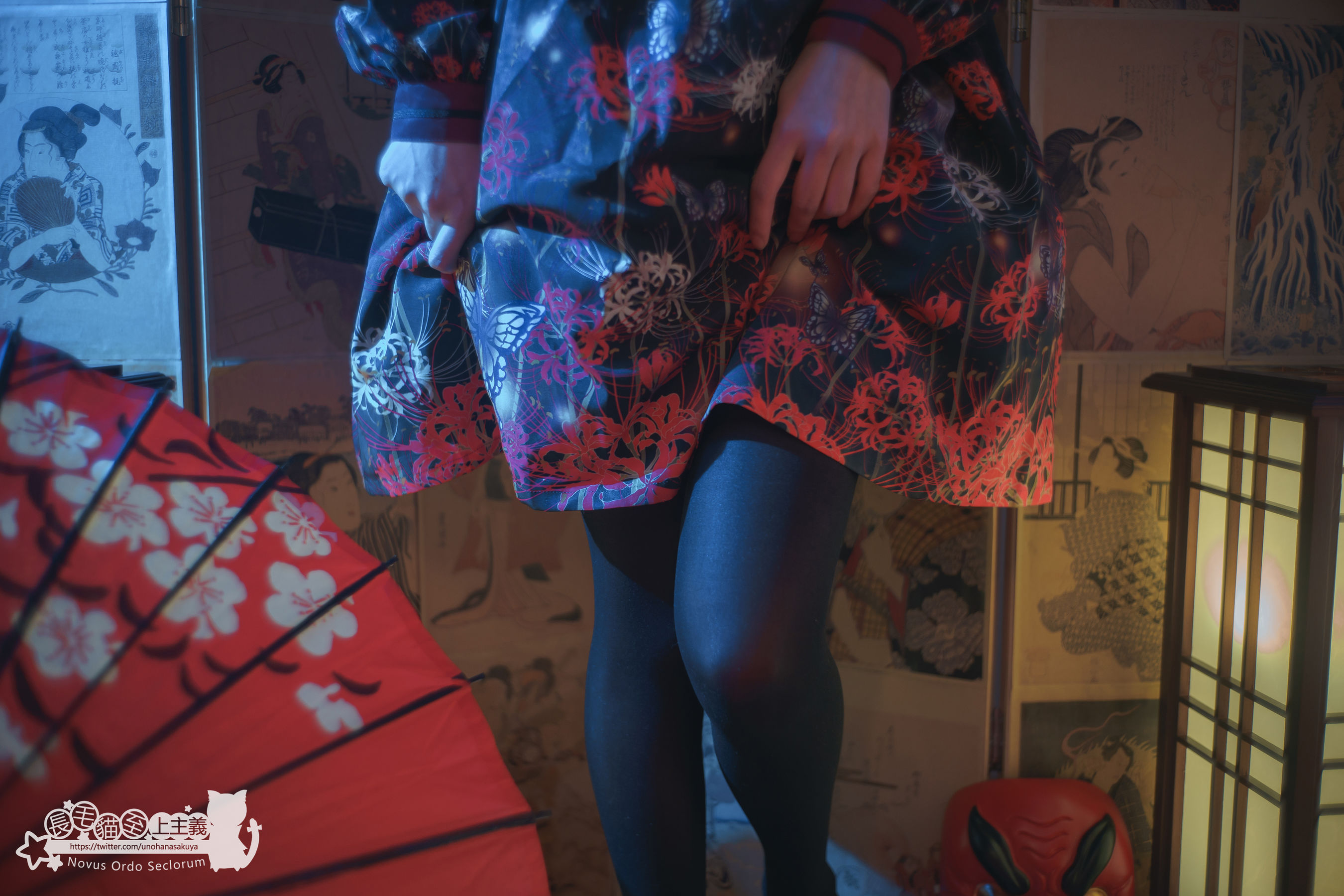 Welfare COS Waiser Kagiki Rin Rin Rin Josei -On the night when cluster amaryllis blooms