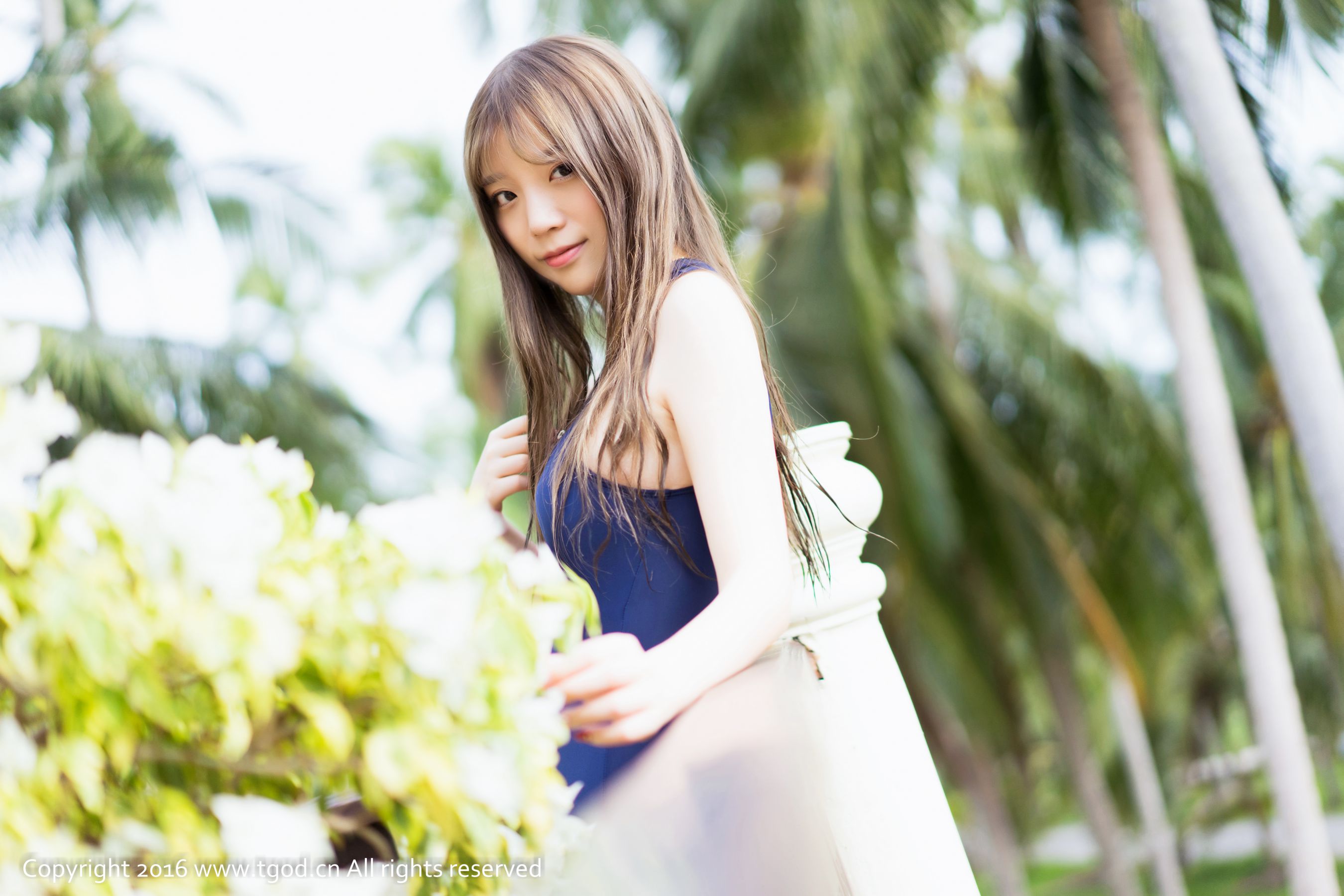 Cheng Tongyan's Samui Island Travel is beautiful, fresh and beautiful girl Push Goddess/You Mihui