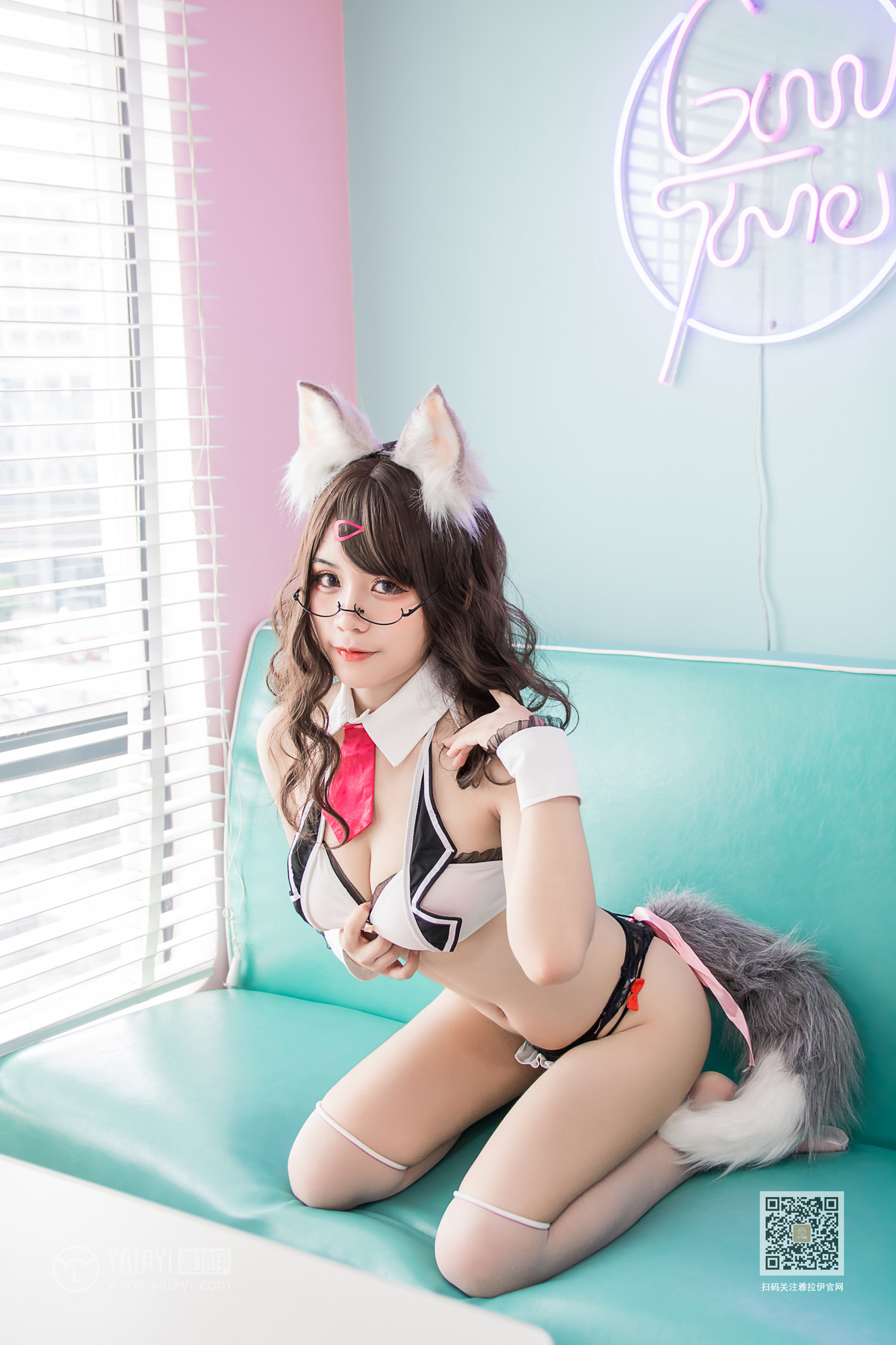 Cosplay Yixiaofangqin fox ear underwear