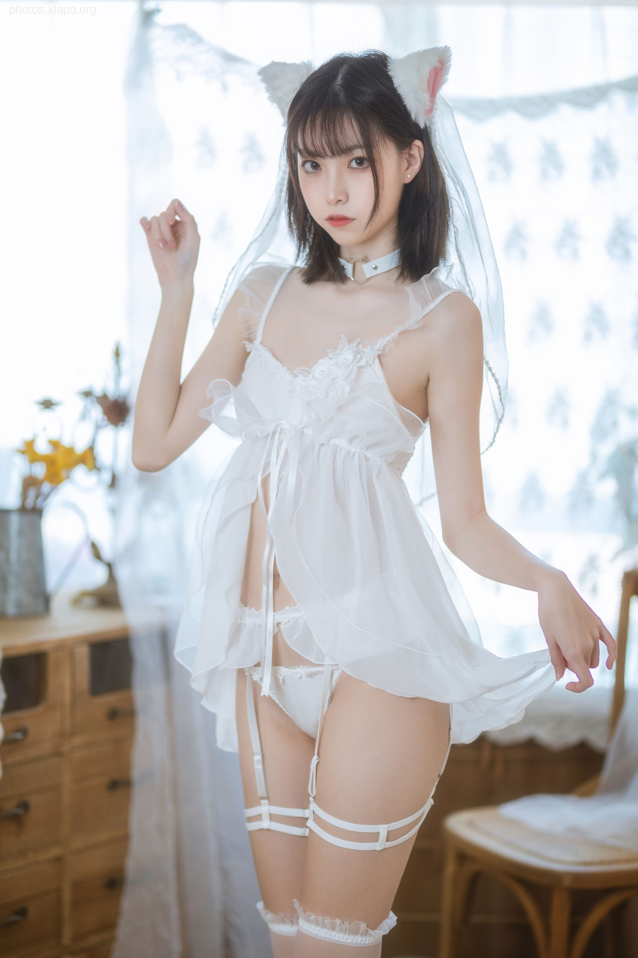 Xu Lan No.003 Girls White Skirt 41P-627MB