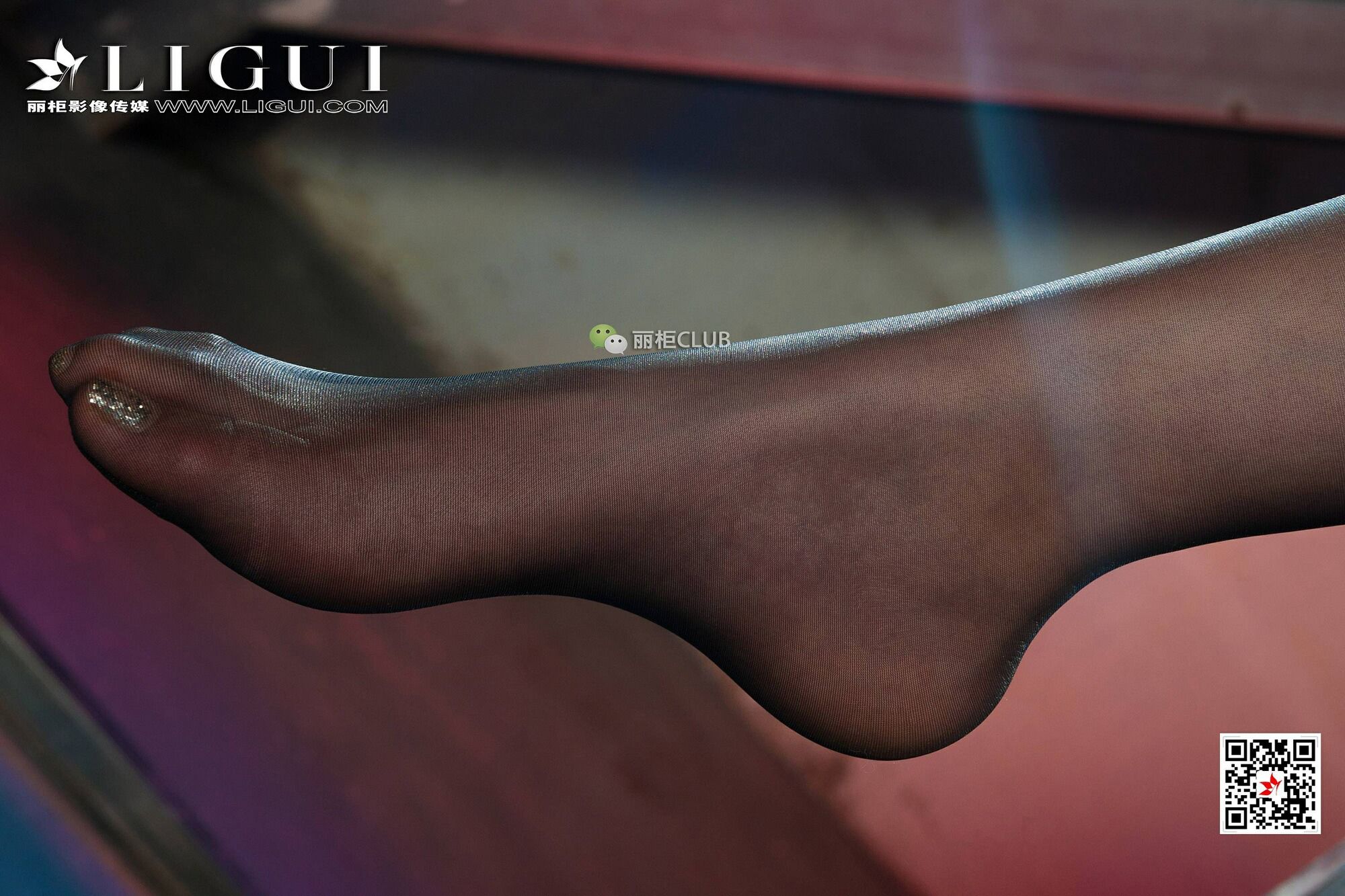 Leg Model Min Er Black Silk Queen Beautiful Foot Ligui Internet beauty