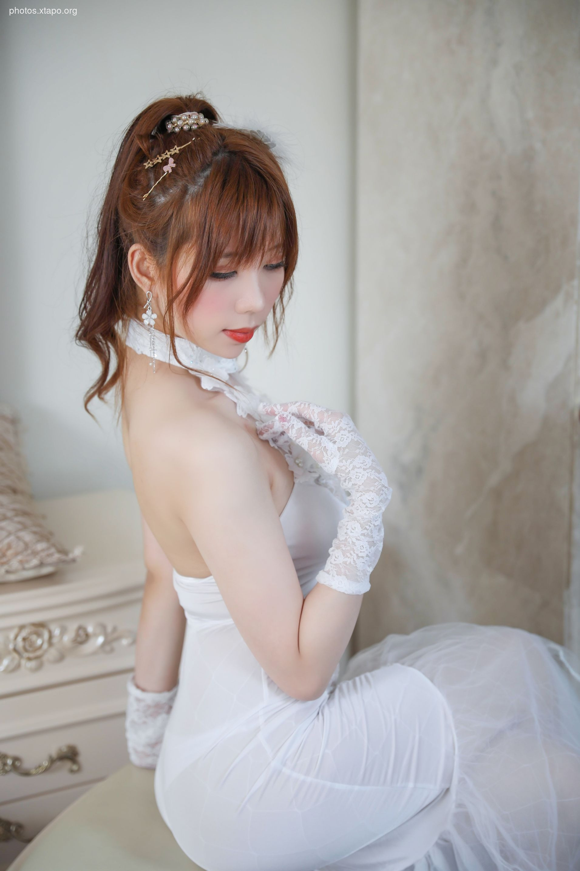 Shikano Nozomi - White Dress 130P-208MB