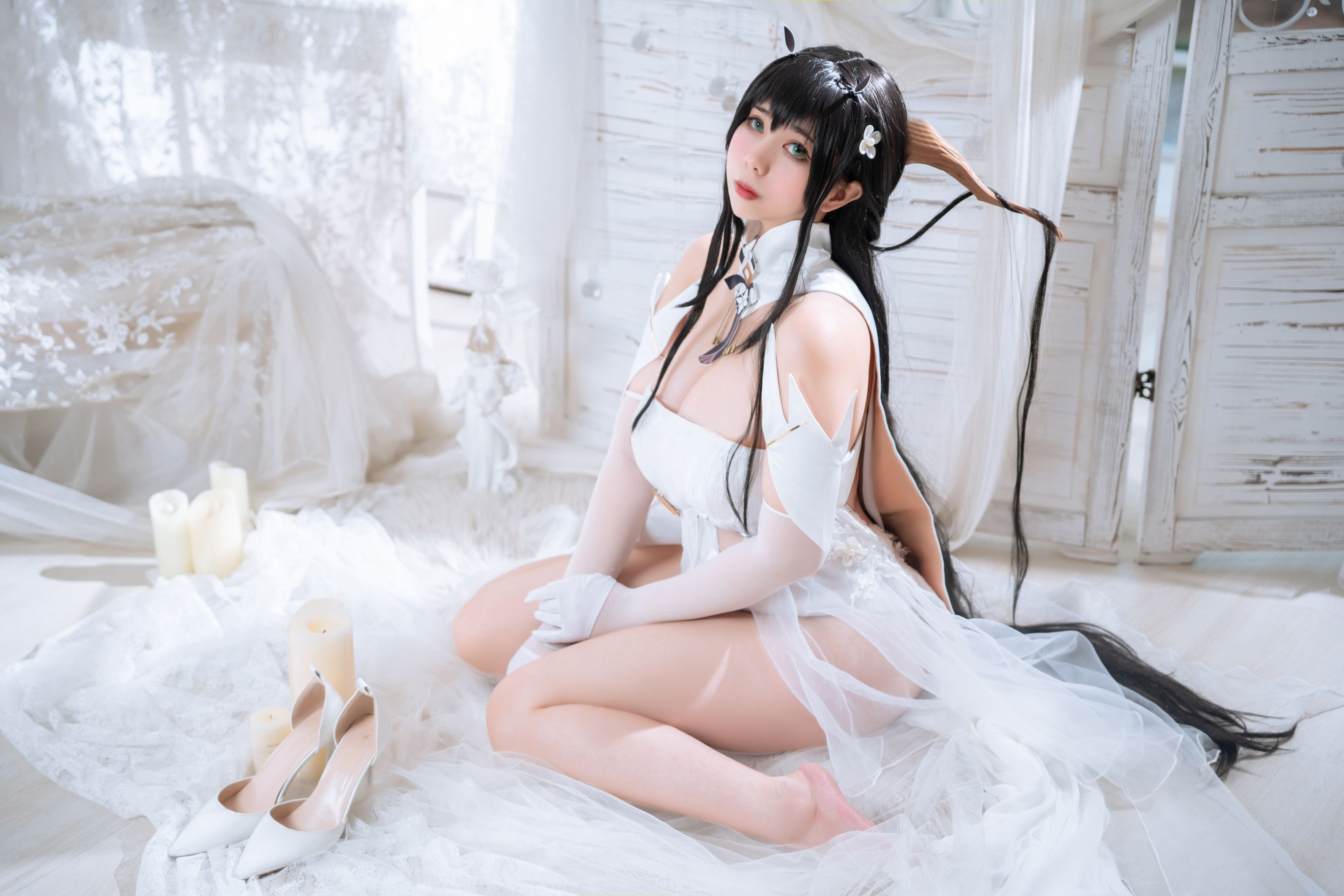 Charm Hitomi Meroko 001 Blue Line Real Estate 53P-486MB