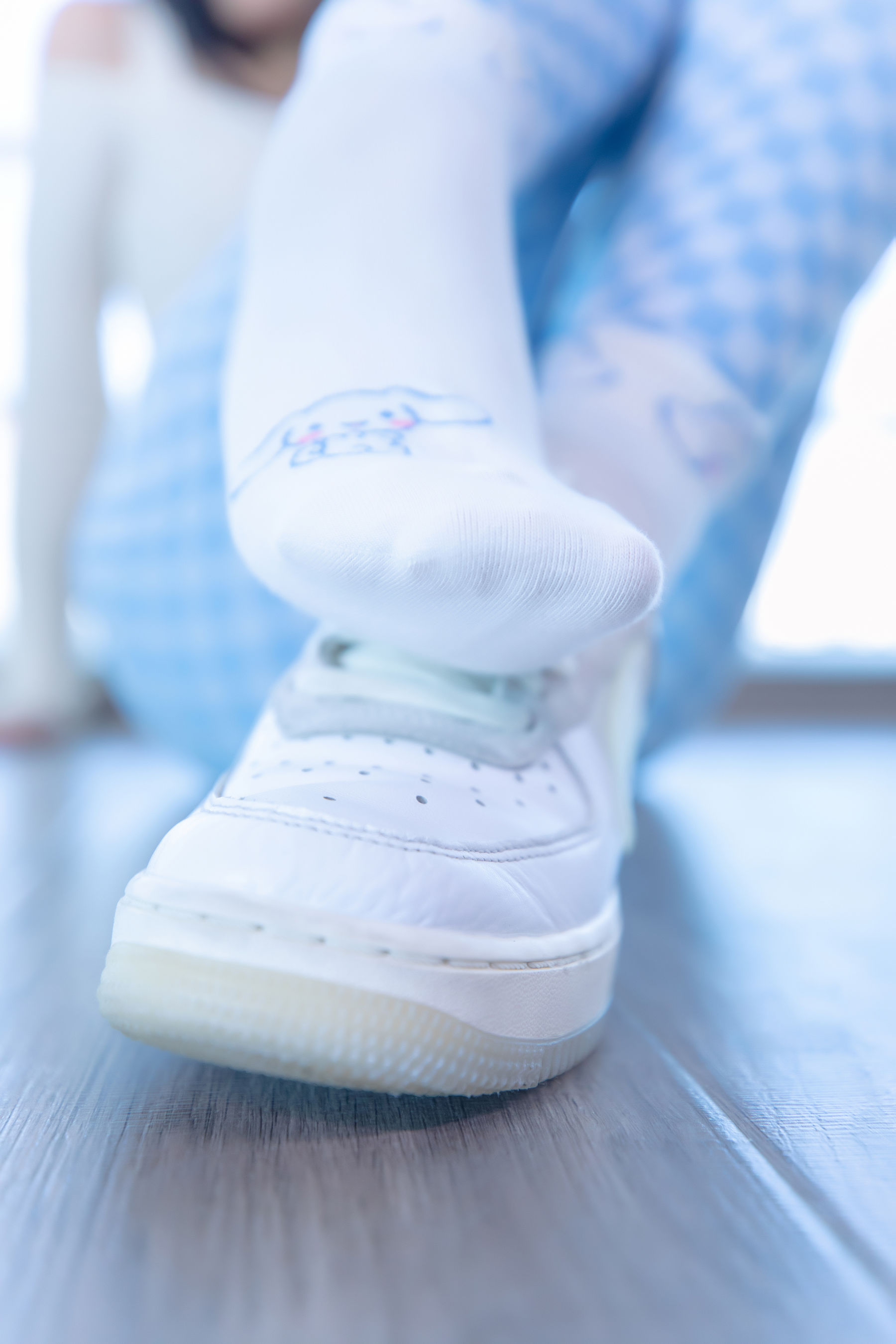 Welfare COS Lolita Shenli Banzhen Winter -Blue and White Grid