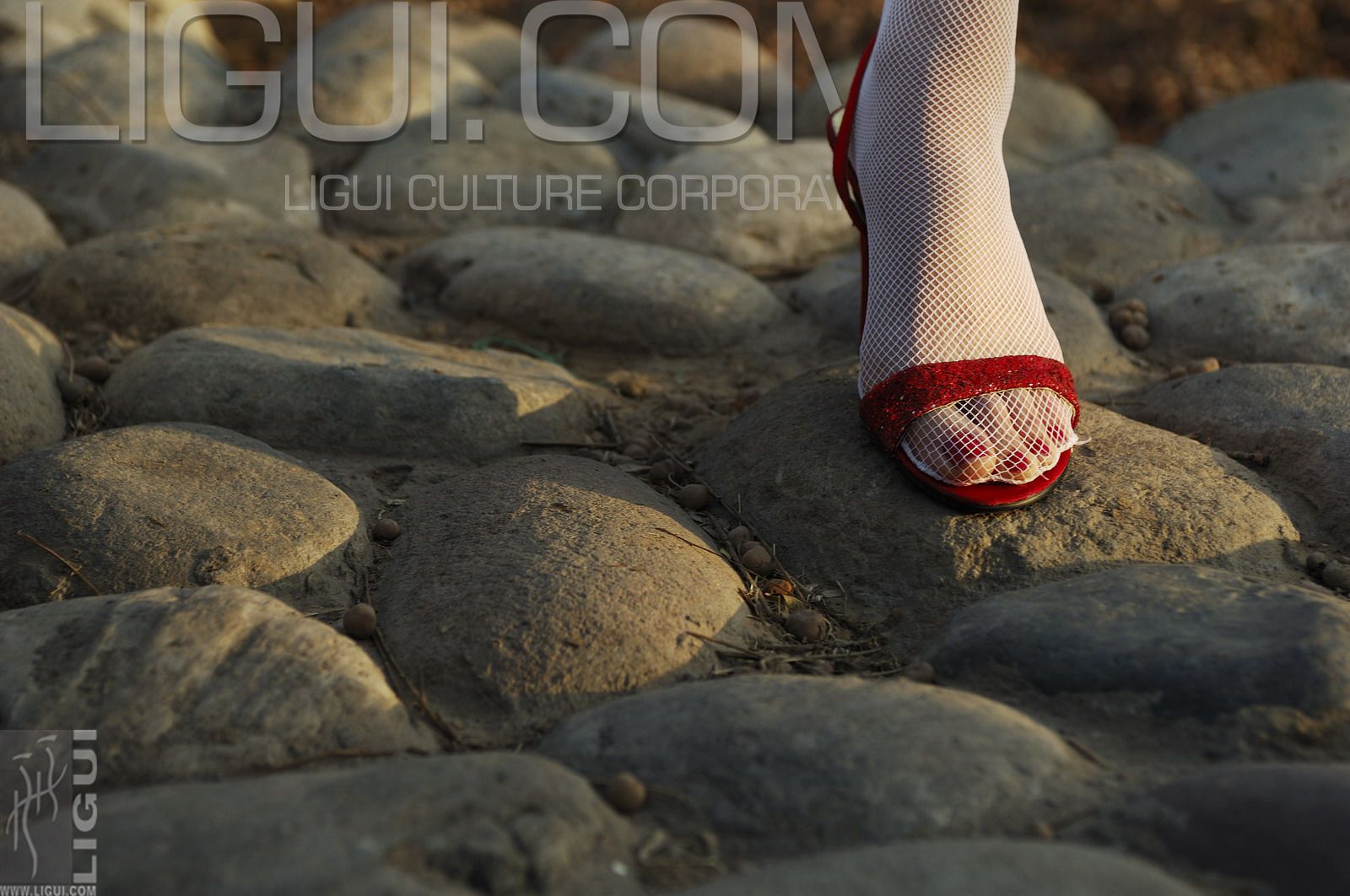 Ligui Model Helen Spring Is Coming Silk Foot Photo Picture