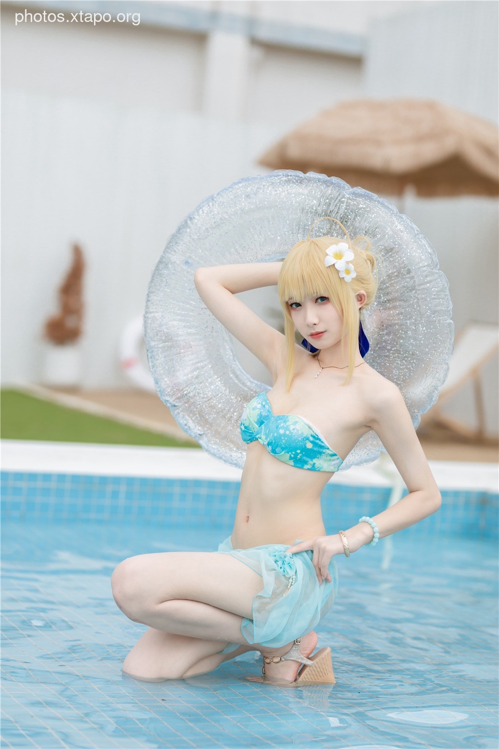 Frontier v - Artoria Pendragon Swimsuit 40P45M