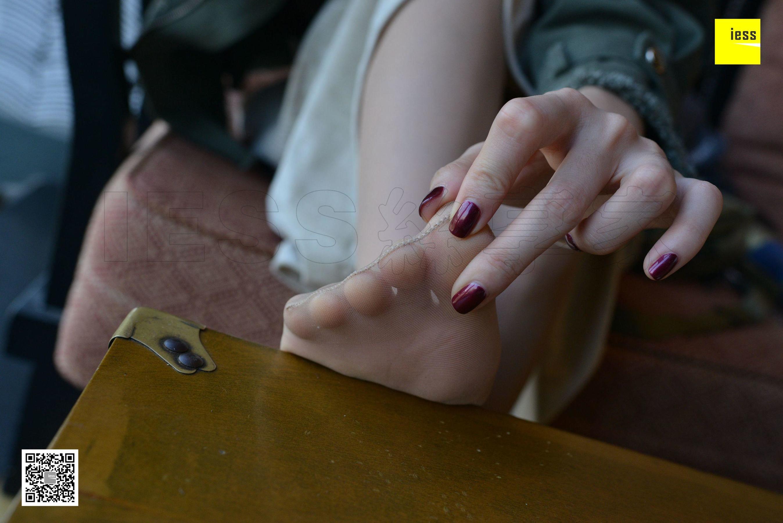 Silk House 124 Anonymous Invincible purple perspective high heels IESS Thoughts and Fun