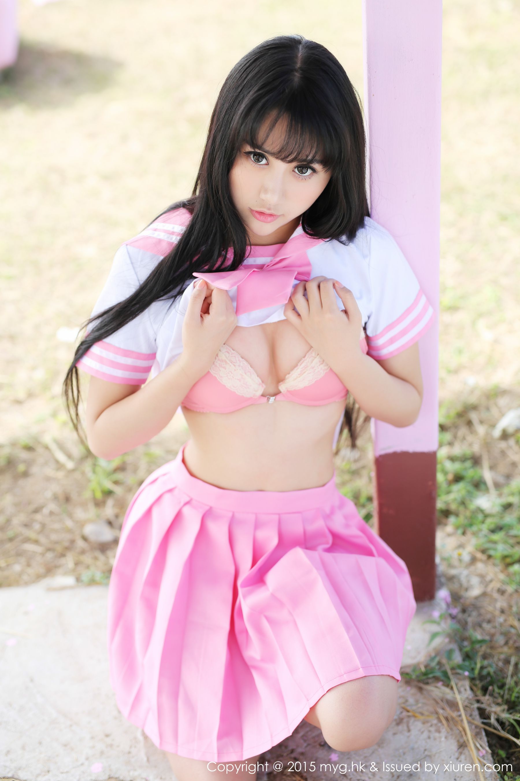 Yang Xiaoying's Pai County, Thailand school uniformhot pantsunderwear Meiyuan Pavilion Mygirl VOL.099