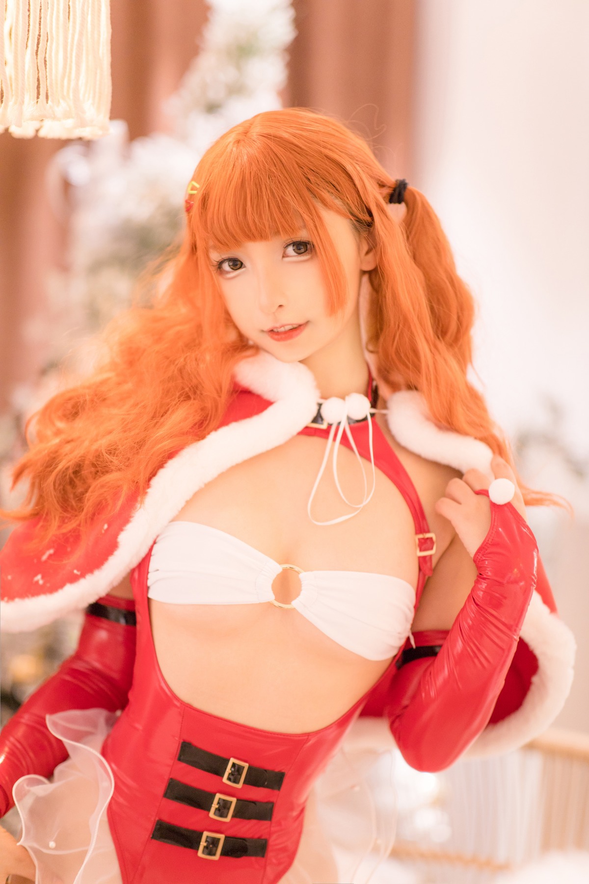 Kagurazaka Mafuyu Cosplay Christmas Queen 圣诞