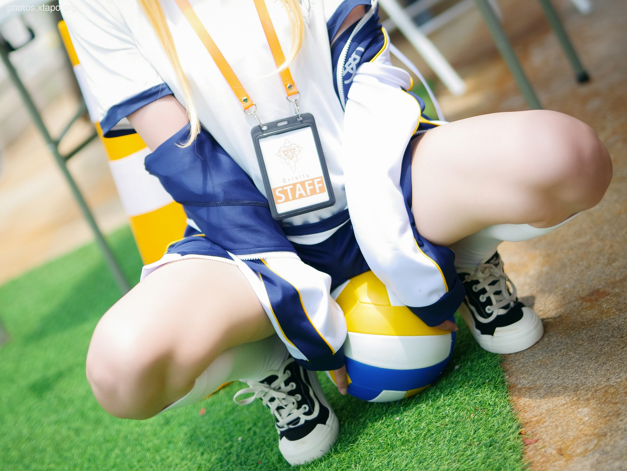 Mother Blue Archive -Iluo マ リ ー (Gymnastics) Cosplay Vol.02