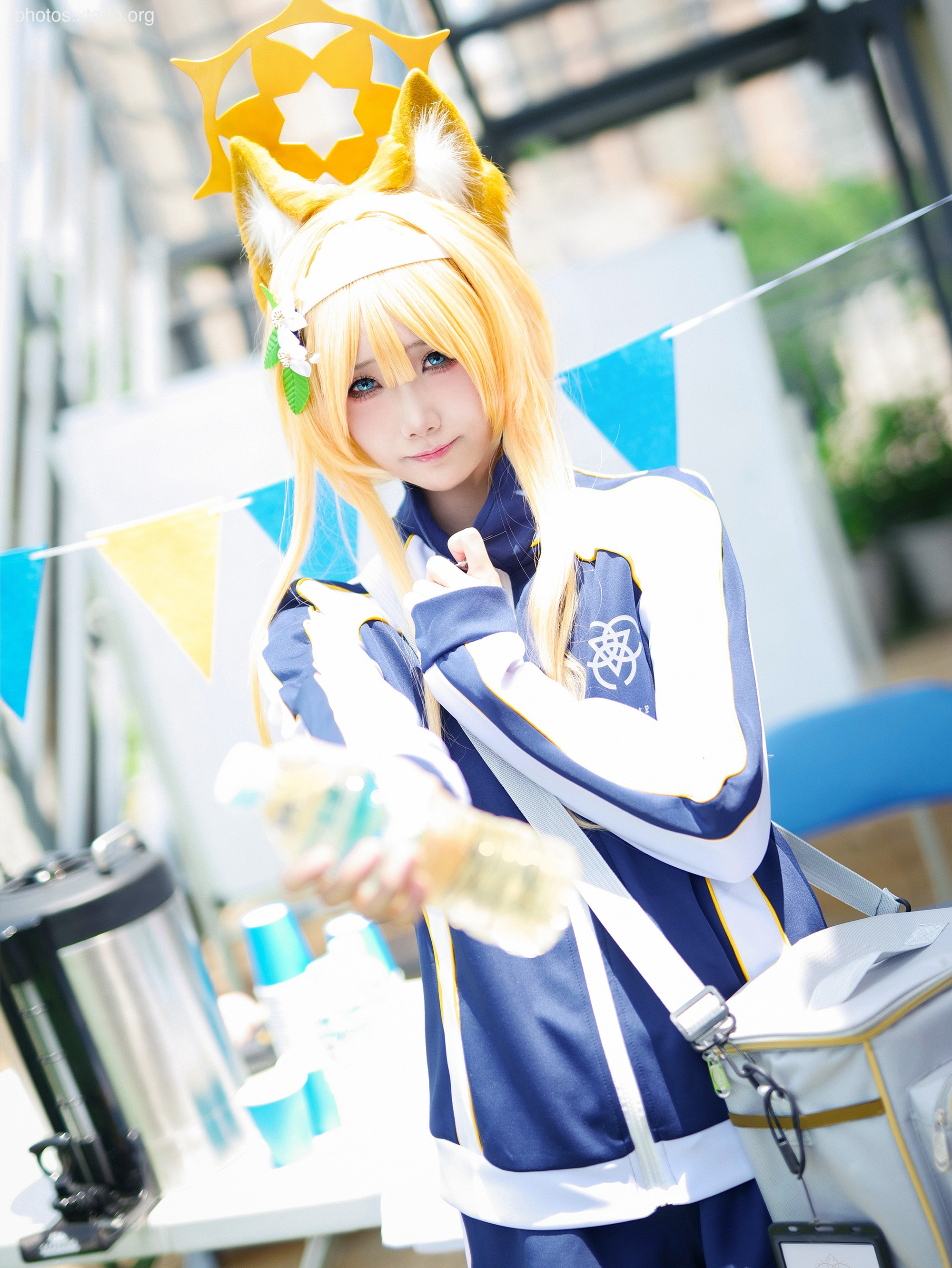 Mother Blue Archive -Iluo マ リ ー (Gymnastics) Cosplay Vol.02