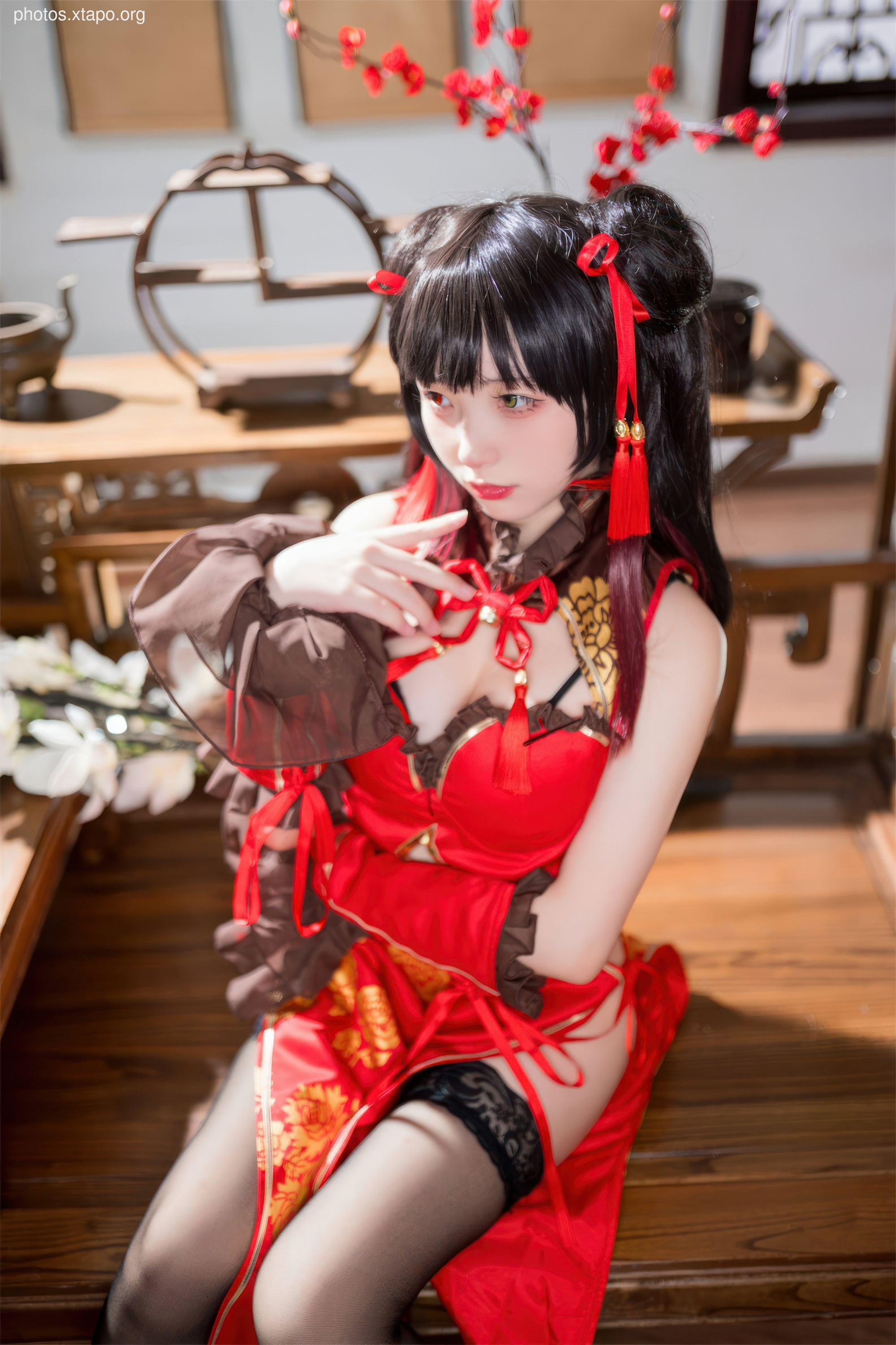 Flower Bell Tokisaki Kurumi Cheongsam 66P