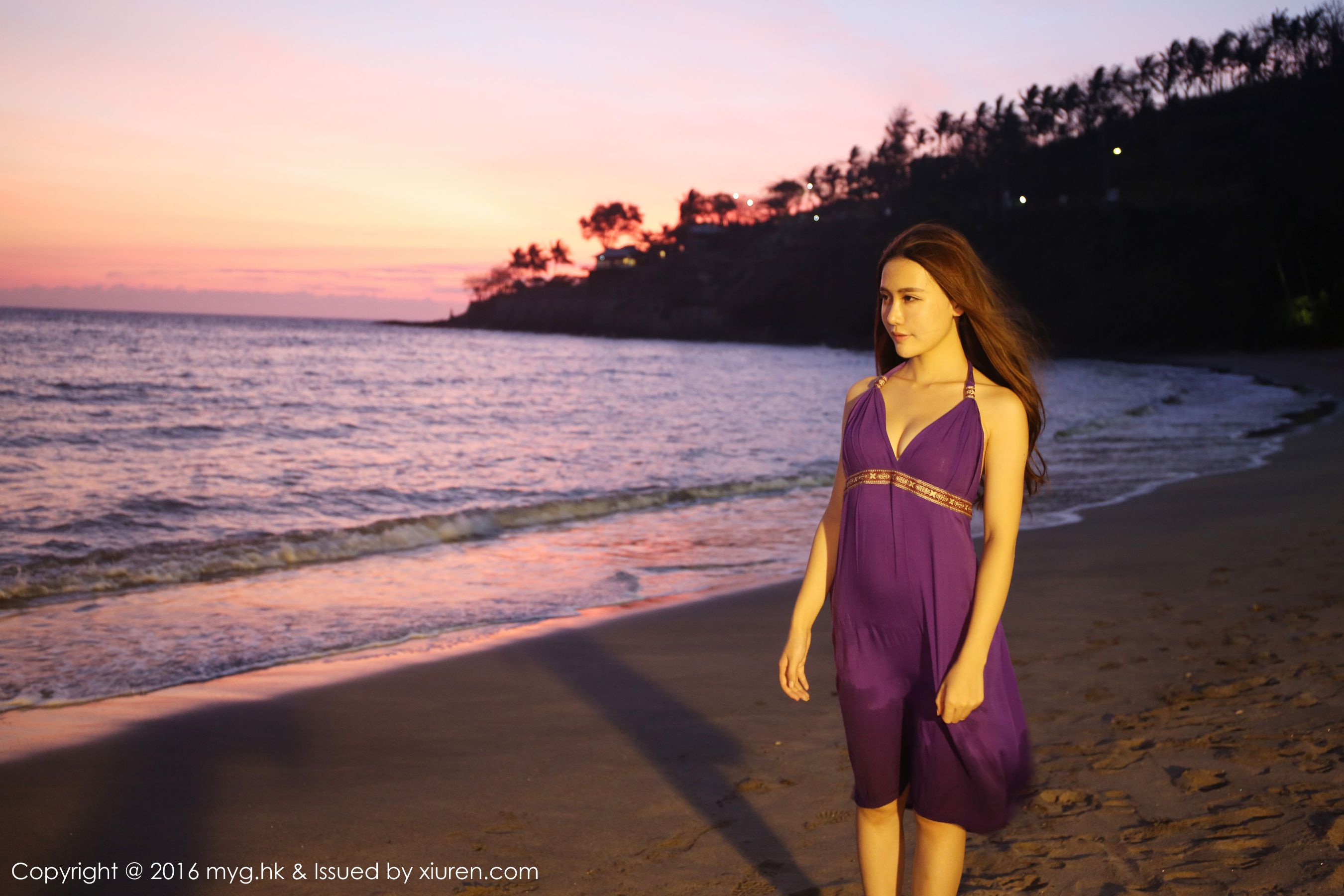 Xiongyu BOBO Longmu Island Travel Beach Beauty Fresh Series Miyuan Pavilion Mygirl VOL.191