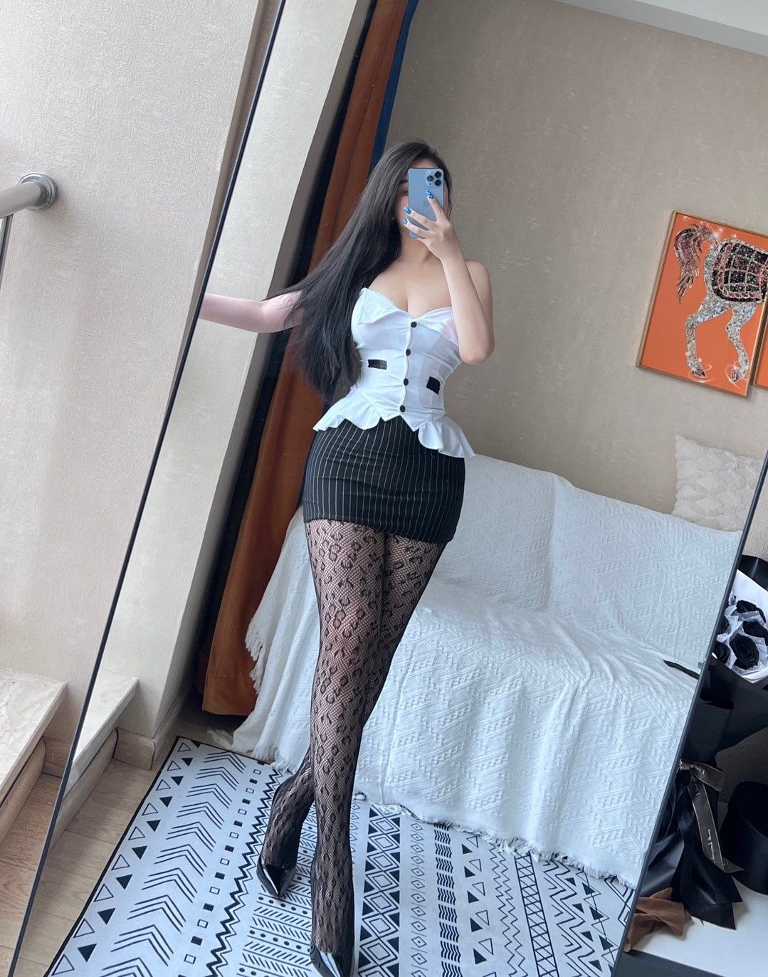 Welfare COS Goddess Feng Fan Xiao Wang's best peach hip extreme -Welfare 3