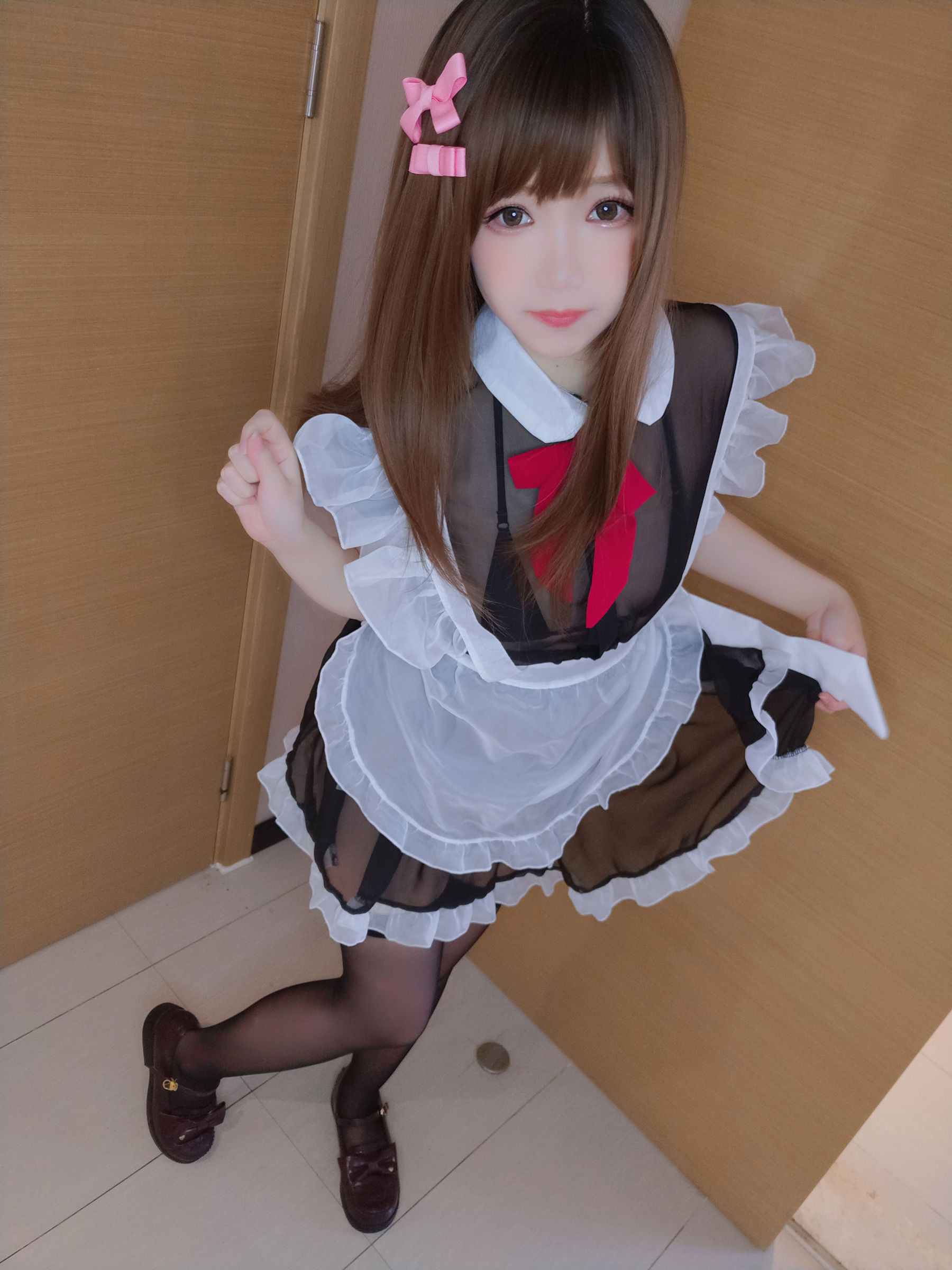 Net Red Coser Photo Anime blogger Xueqing Astra -Bathroom Maid
