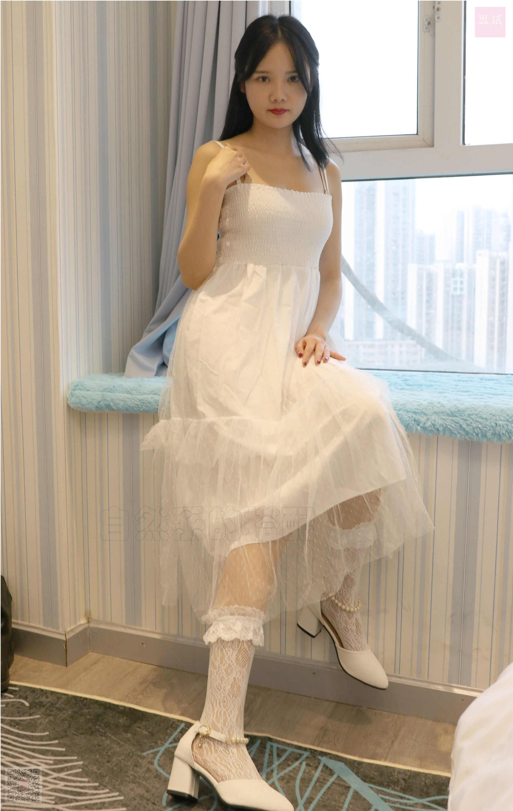 Sihua SH057 cousin white skirt is shameful and beautiful girl