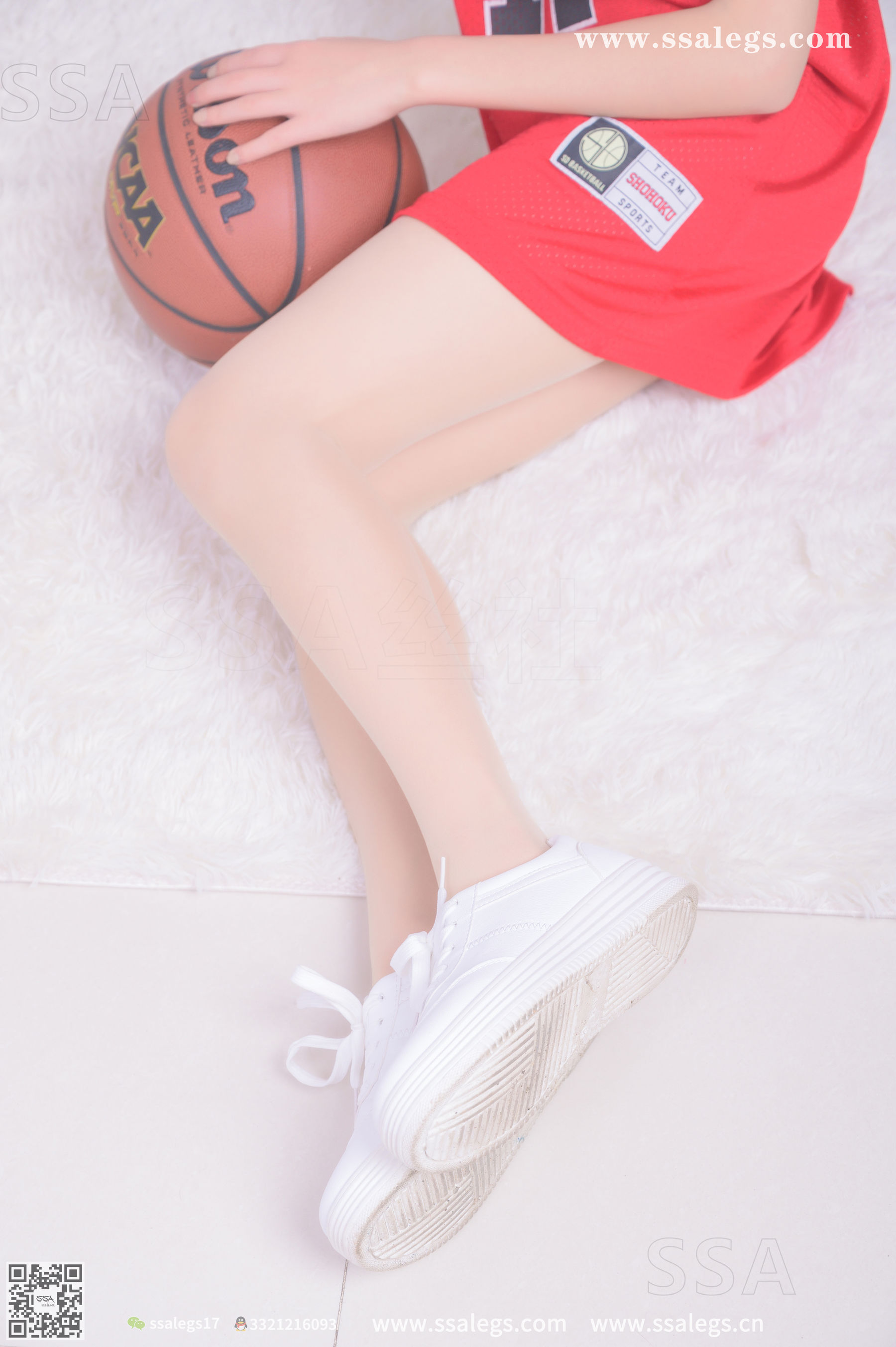 SSA Silk Club Super Clear photo NO.324 Ms. Susu Sister Su Su with a holiday at home to play basketball (top)