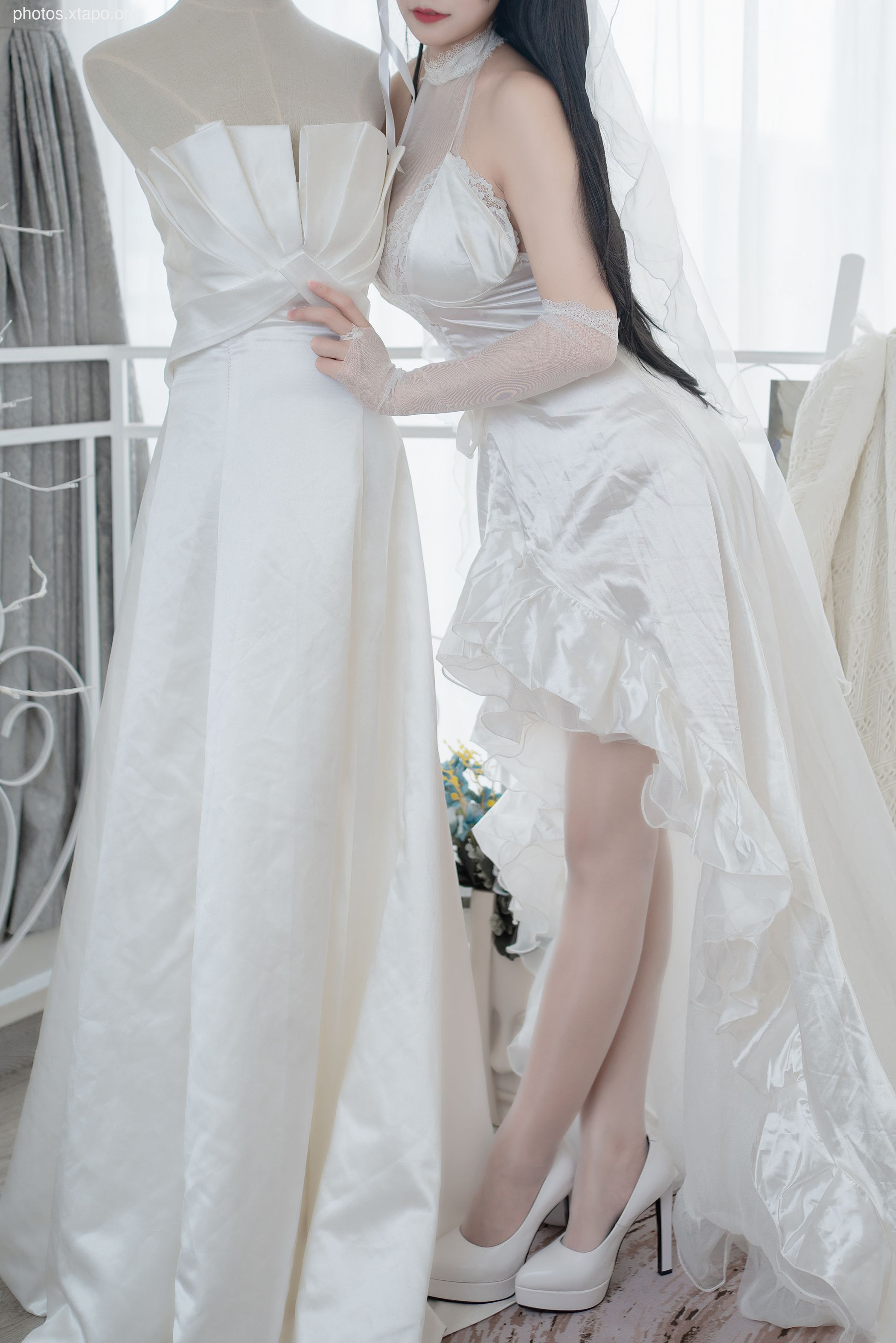 Kakura Chigai W NO.017 Atago Wedding Dress 20P-125MB