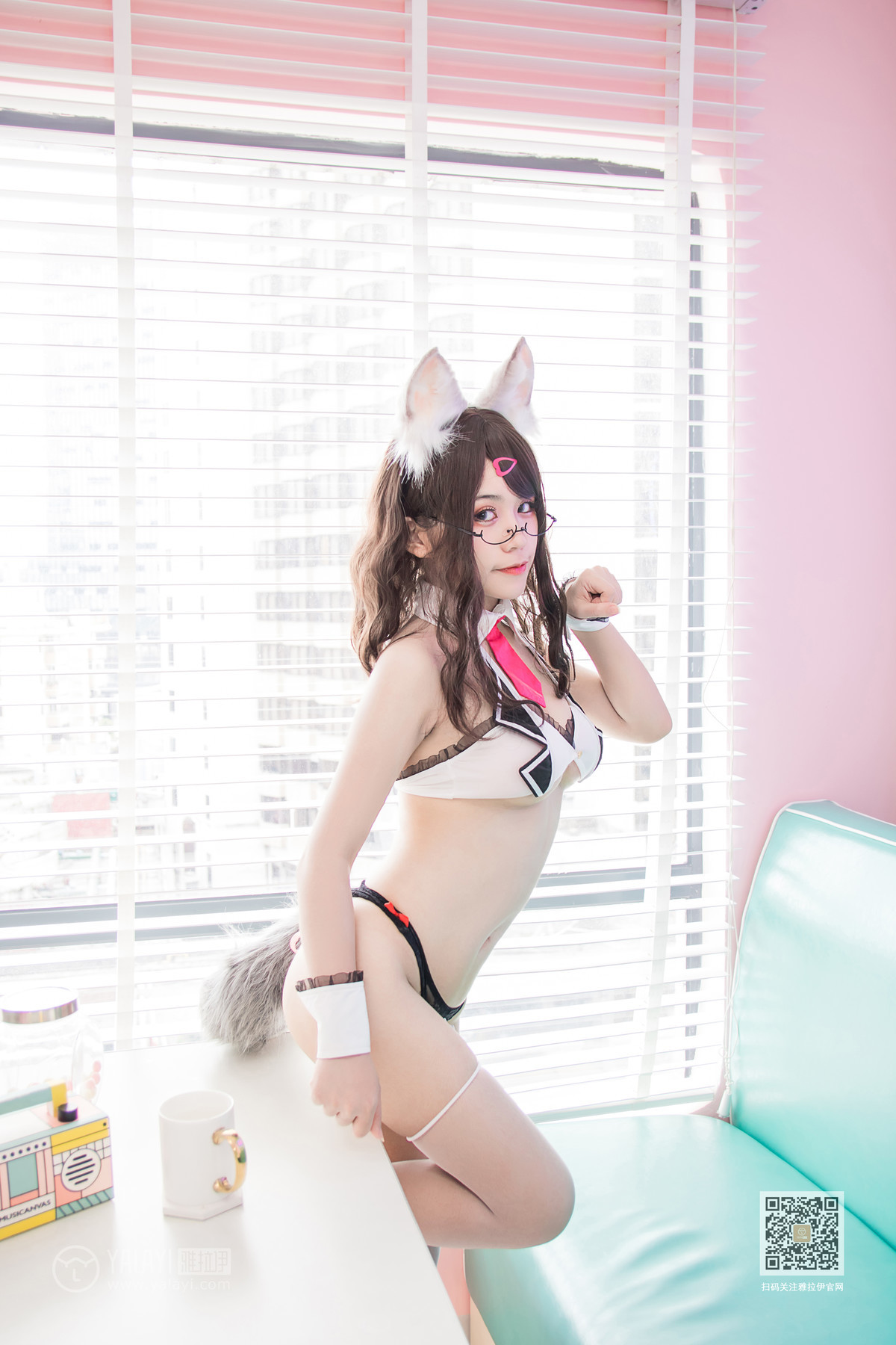 Cosplay Yixiaofangqin fox ear underwear