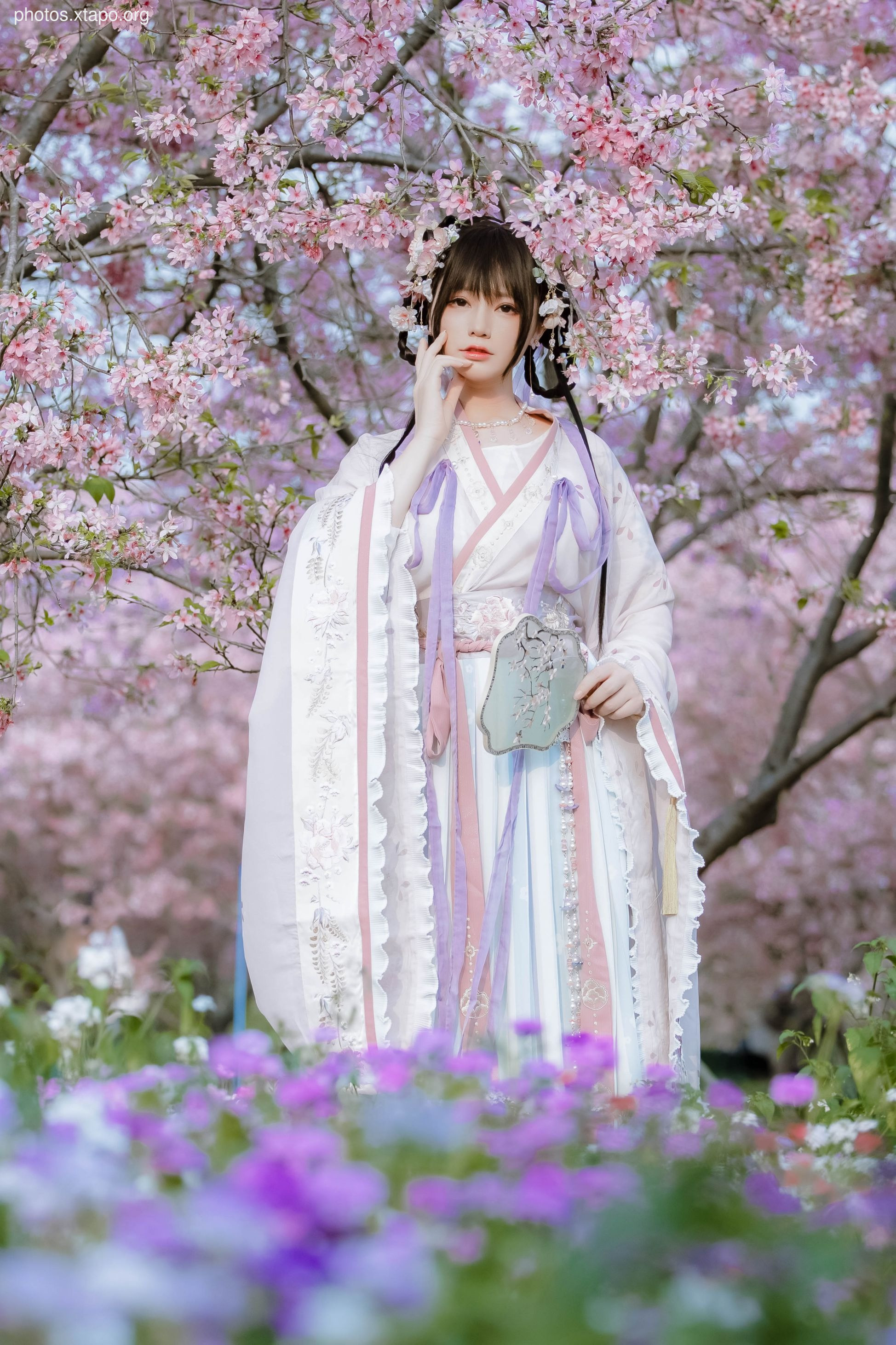 Meow Nyako -Sakura Hanfu Flower God Pray 52P -219MB