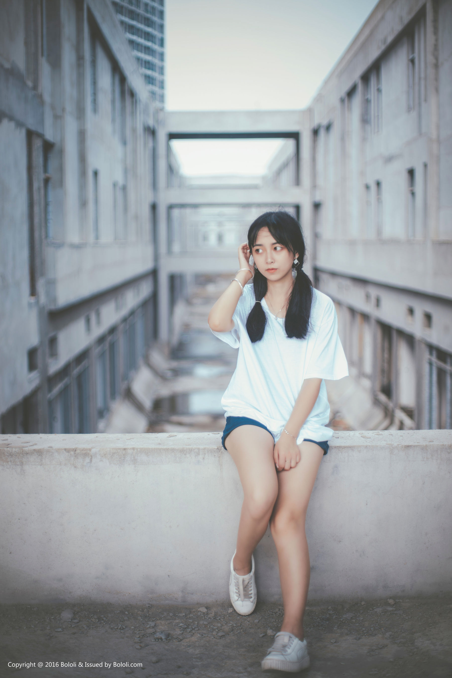 Super fierce Nuo Japanese Double Ponytail Girl Kimoe Que Meng Culture Kim020