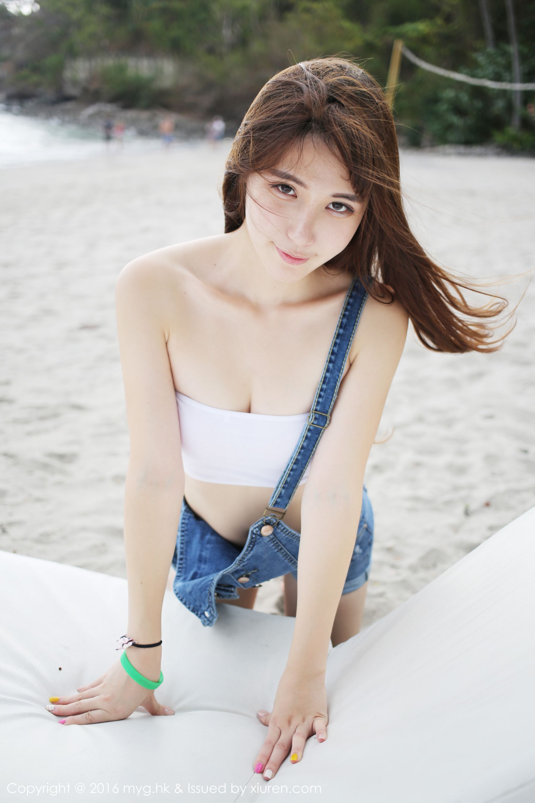Xiongyu BOBO Longmu Island Travel Beach Beauty Fresh Series Miyuan Pavilion Mygirl VOL.191