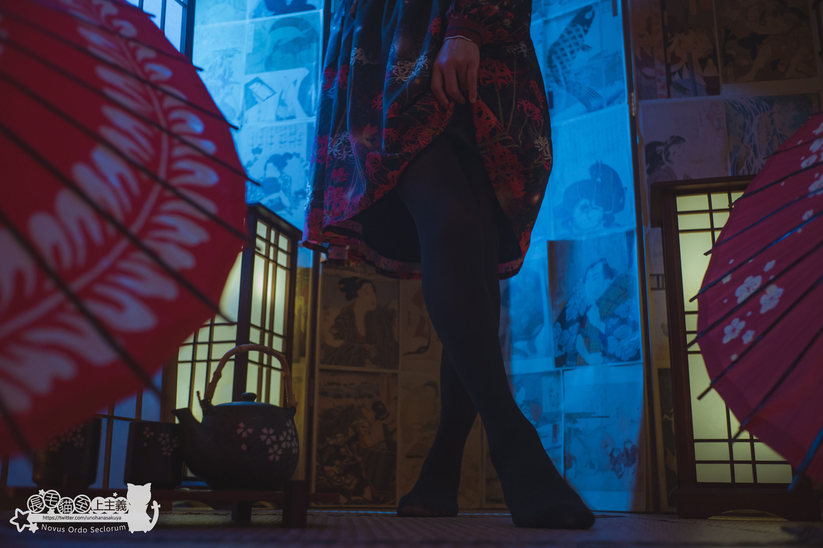 Welfare COS Waiser Kagiki Rin Rin Rin Josei -On the night when cluster amaryllis blooms